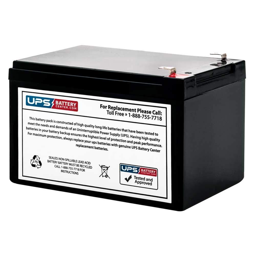 UPS Battery Center UPSBatteryCenter 12V 12Ah F2 Compatible Battery Replacement for Little Tikes Hummer H2 Ride On Car