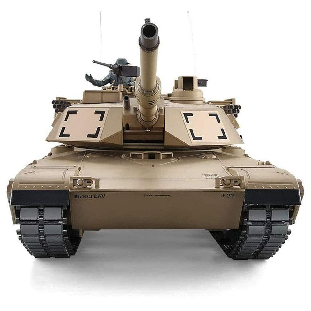 Siiykic RC Tank U.S. Army M1A2 Abrams Main Battle Tank 2.4Ghz 1/16 Scale Model Remote Control Tank The Latest 7.0 System Simulate Sound Effects and Smoke Shooting bb Bullets and Infrared Battle