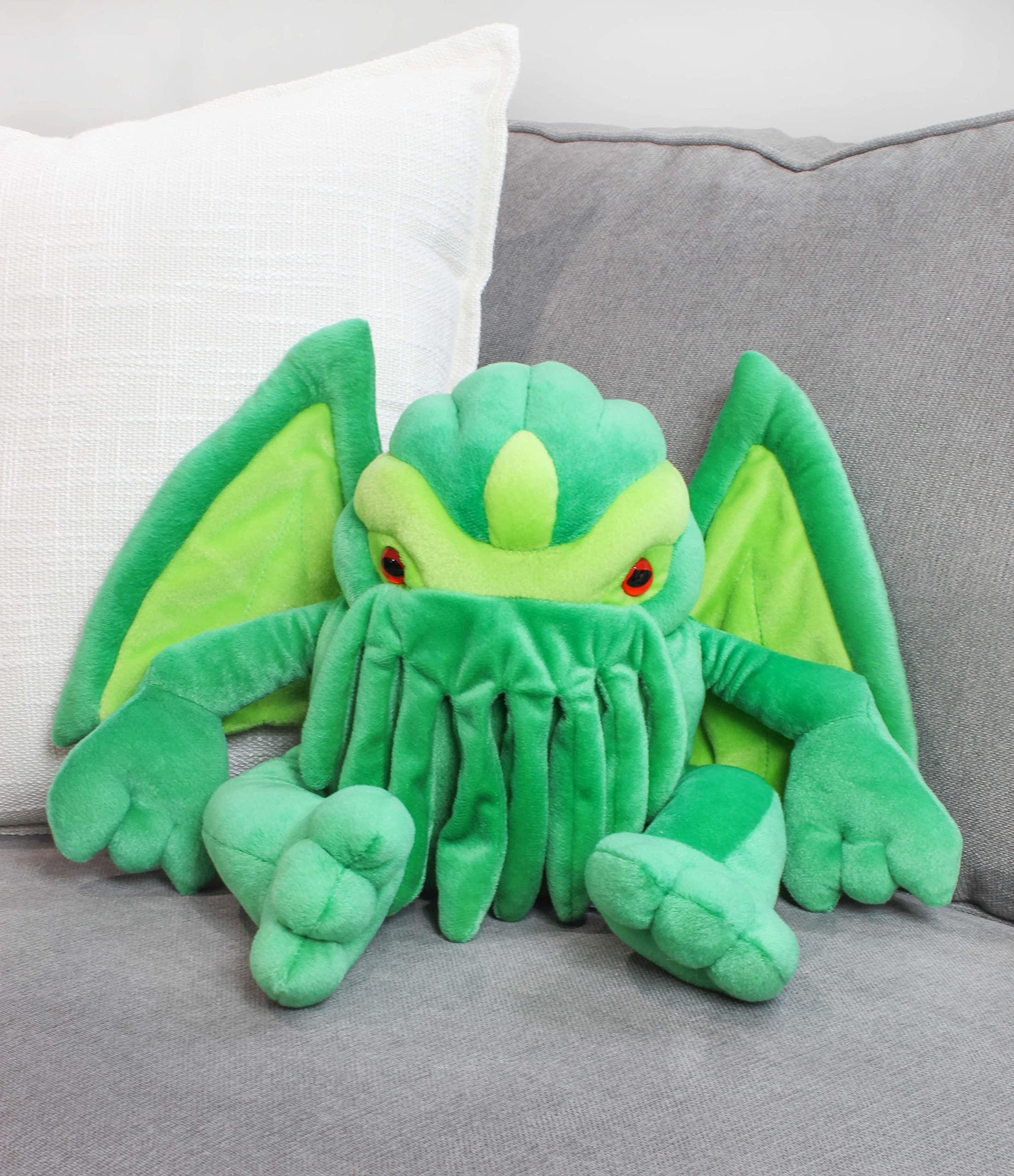 Toy Vault Toy Vault Cthulhu Plush, 16-Inch; Stuffed Horror Monster Toy, Large Size