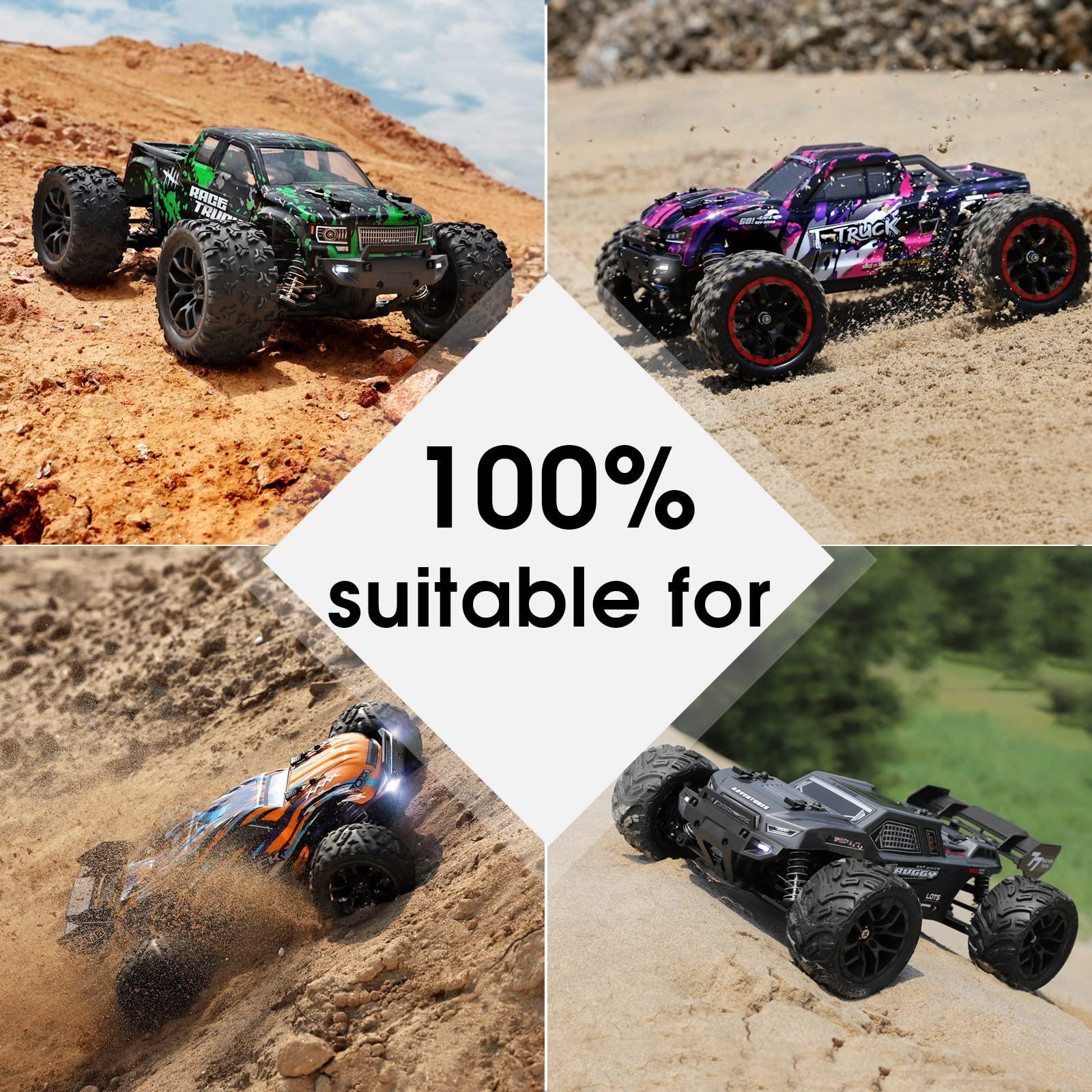 HAIBOXING HAIBOXING 1/18 Full Aluminum Oil Filled Shocks 4pcs, All Metal Absorber Damper RC Upgrad Parts for HBX 18858 18868 18859E 18859A(18HOP1)