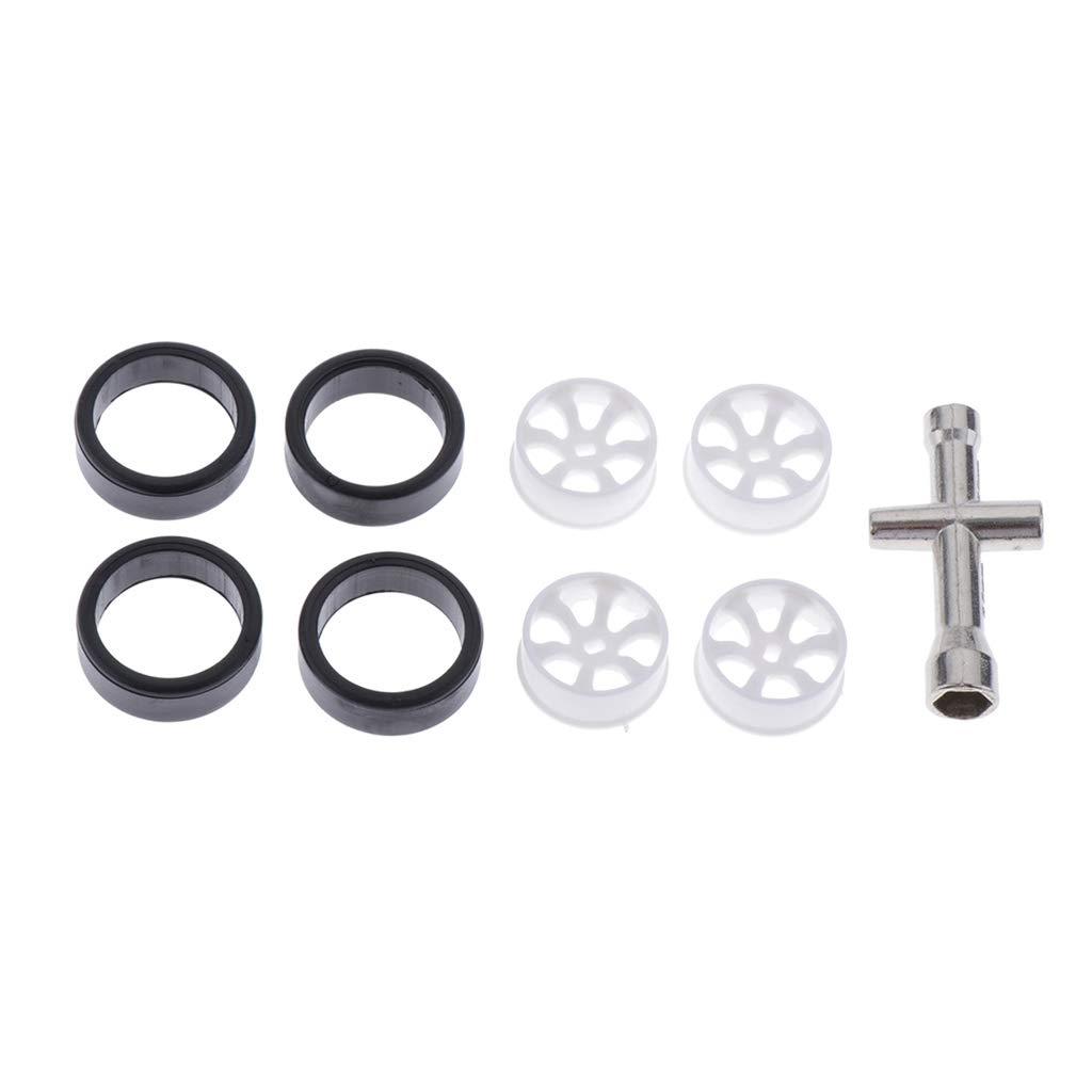 Zuchec 4Xrc Car Tires&Wheel Rim And Cross Wrench Sleeve For Wltoys K969 Spare Parts
