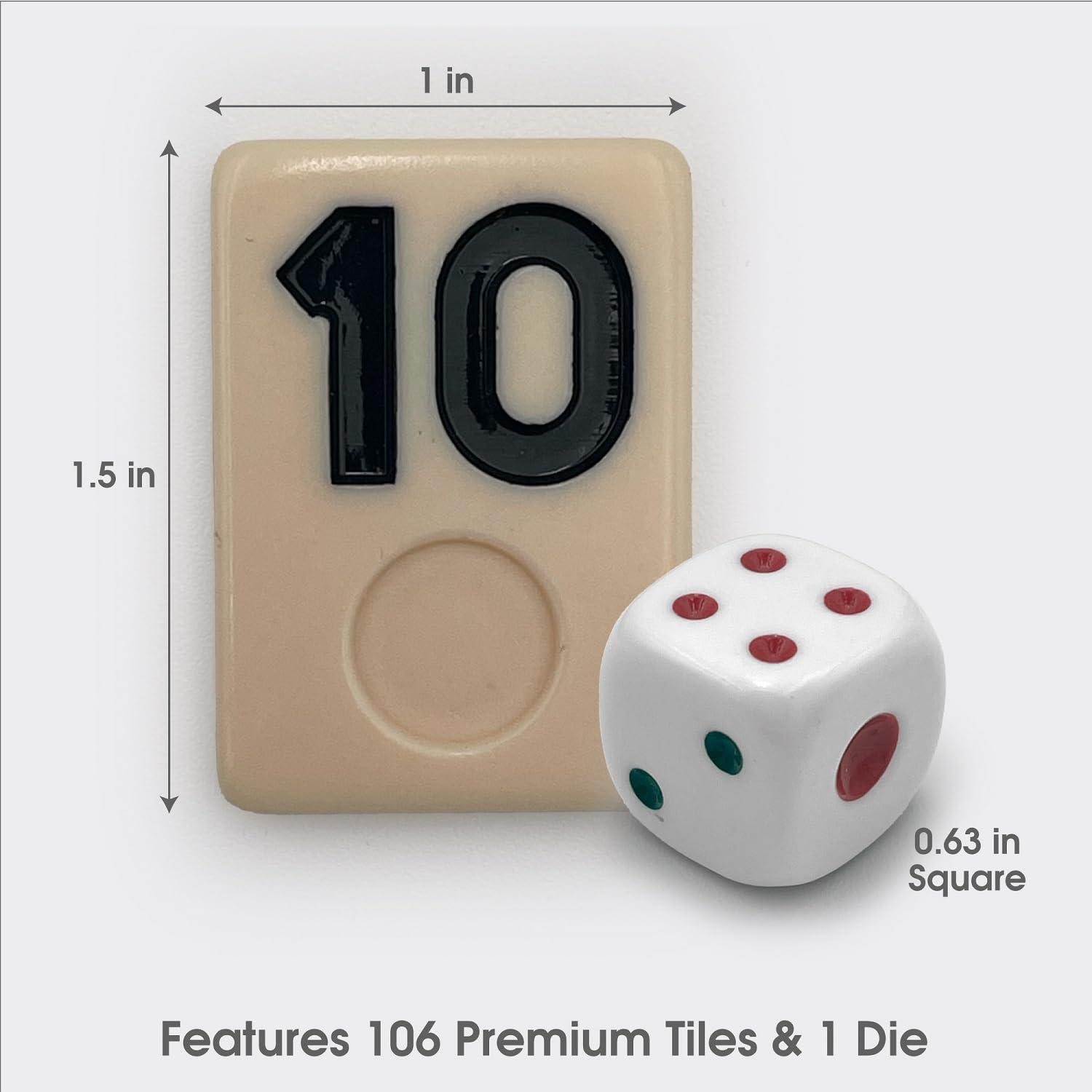 CHH Deluxe Rummy with Wooden Racks in Attache Case