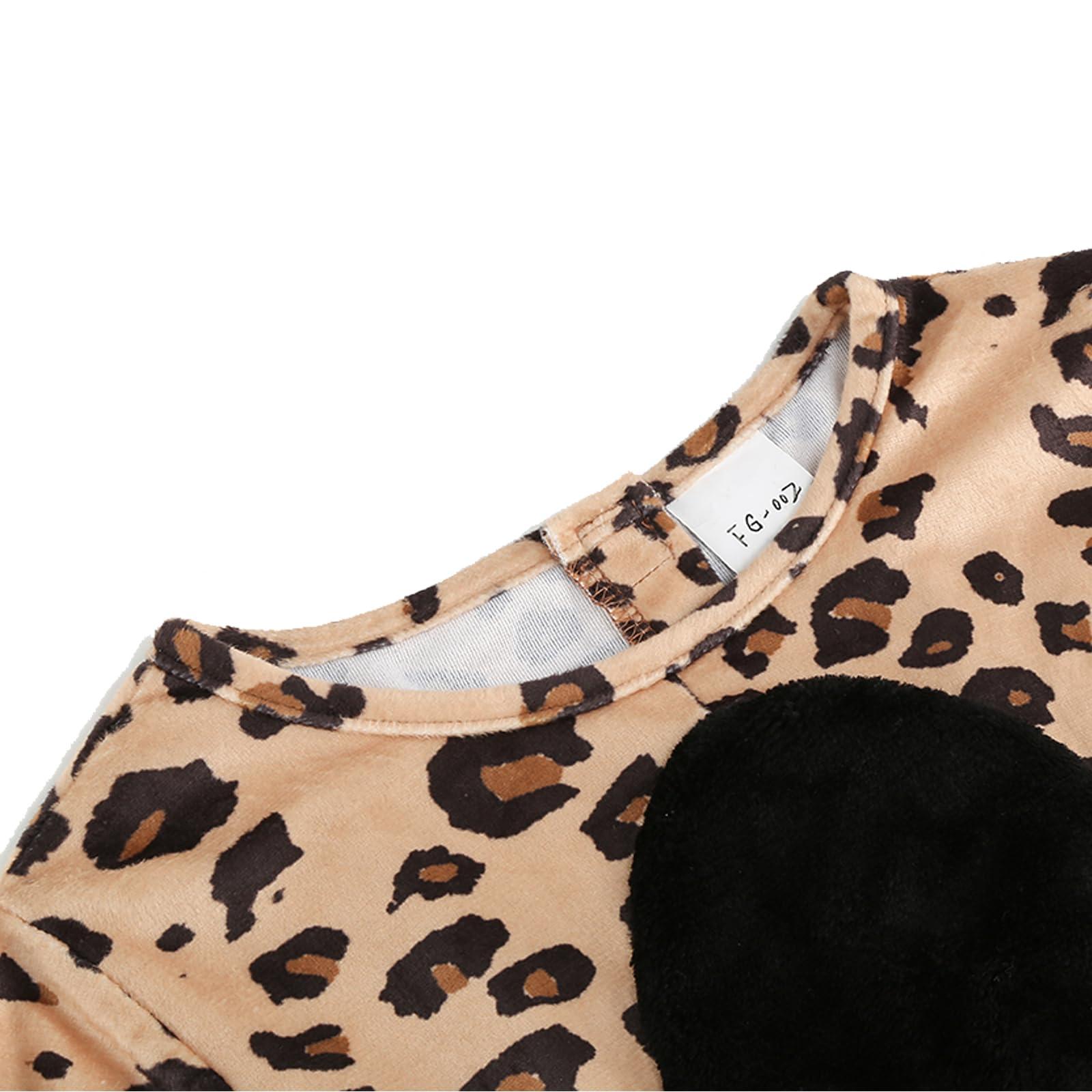 LMYOVE LMYOVE Cheetah Costume Kids, Girls Halloween Costumes for Kids Animal Costume Leopard Outfit for Girls