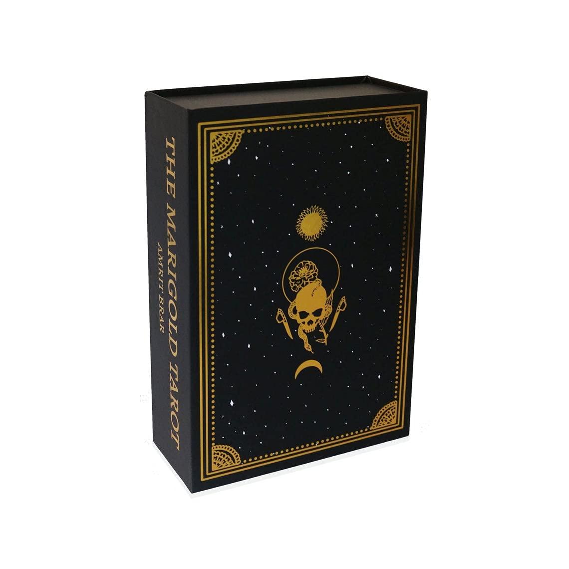 Novelstuffs Novelstuffs The Marigold Tarot Box Set - 78 Gold Gilded Edition Decks, Guidebook and Foil-Stamped Journal - Great Gift for Witch and Tarot Lover