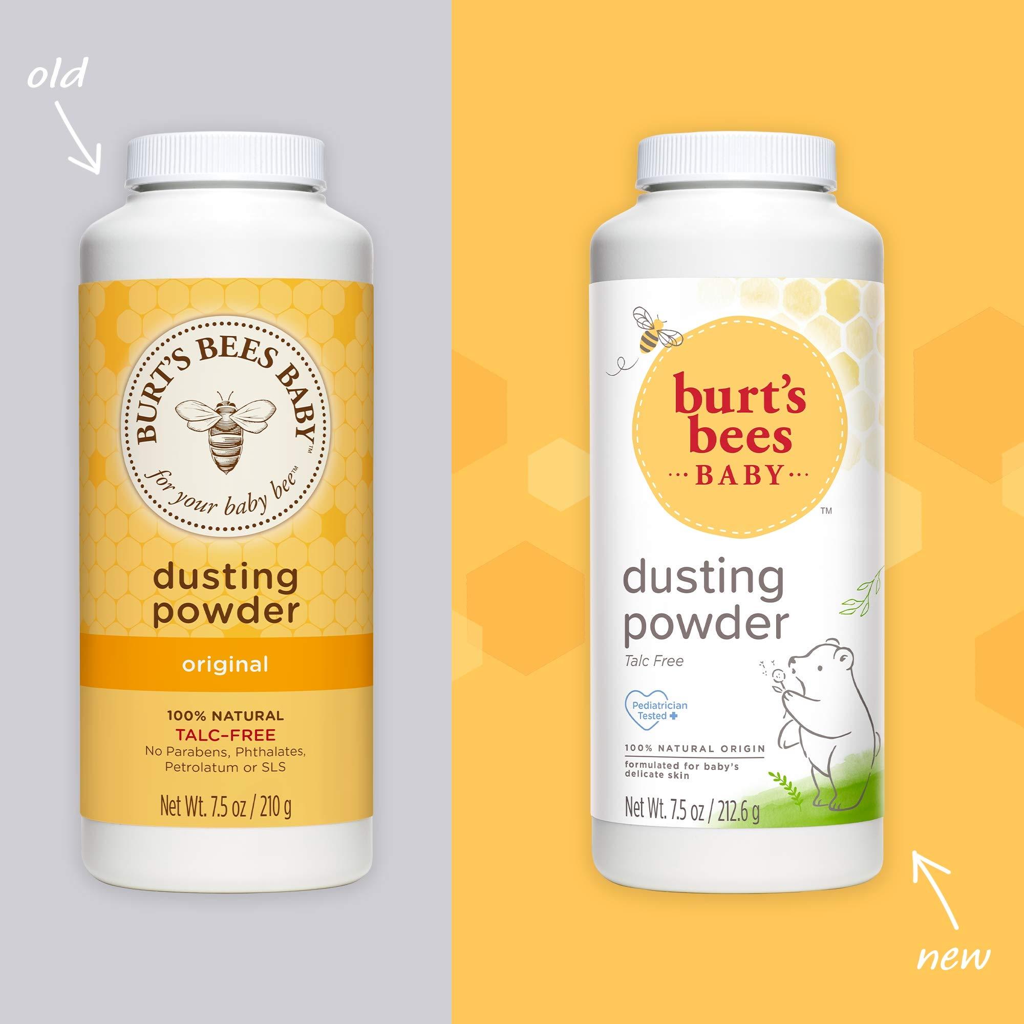 Burt's Bees Burt's Bees Baby Powder, Hypoallergenic Dusting Powder, Non-Irritating, Calming Skin Care, All Natural, Talc Free,7.5 Ounce (Pack of 3)