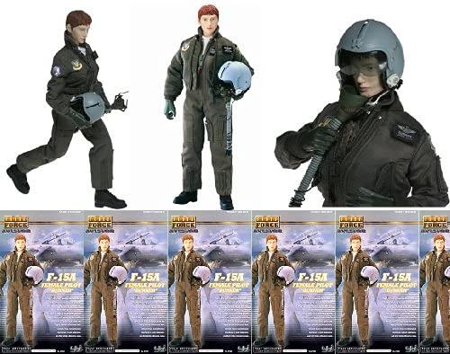 BBI Elite Force F 15 FEMALE PILOT Burner AVIATOR 1/6 12"