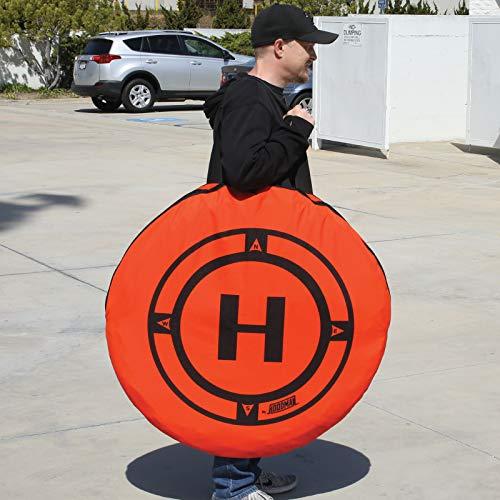 Hoodman Hoodman HDLP8 Drone Landing Pad Launch Accessory 8 Foot Diameter Fits DJI Matrice Alta Size Larger RC Quadcopter