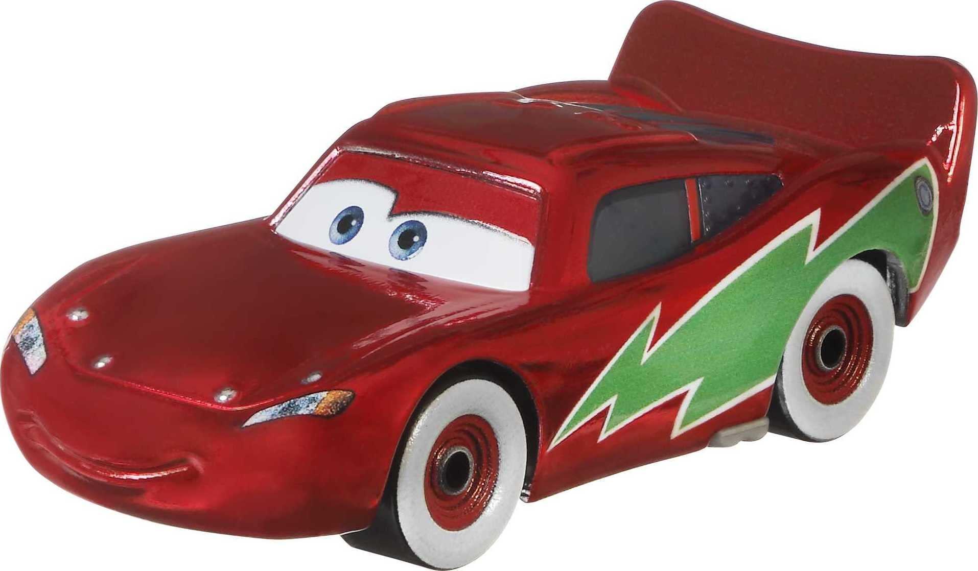Disney Disney Car Toys Holiday Hotshot Lightning McQueen, Miniature, Collectible Racecar Automobile Toys Based on Cars Movies, for Kids Age 3 and Older