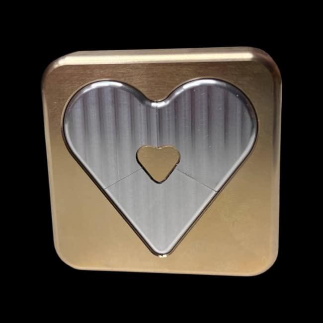 JP GAMES LTD Heart in Heart Puzzle - Luxury Collectible Metal Puzzle by Wil Strijbos, Streetwise Puzzles