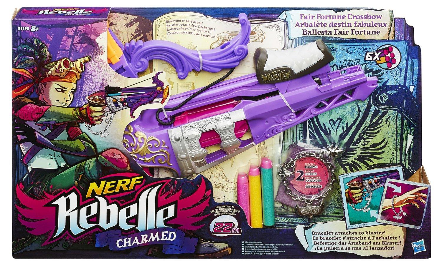 NERF Nerf Rebelle Charmed Fair Fortune Crossbow Blaster
