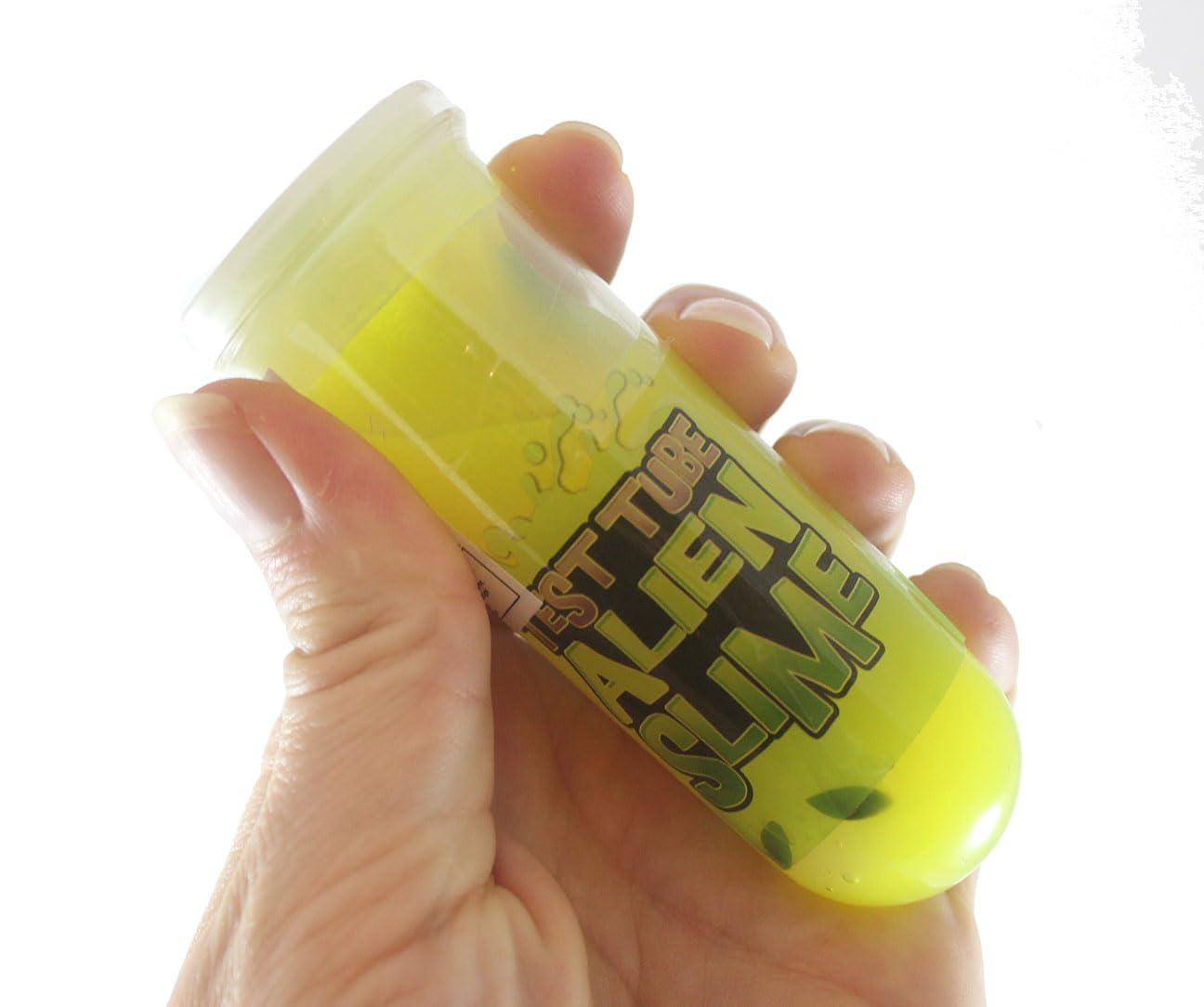 Curious Minds Busy Bags Bulk - 24 Alien Test Tube Slime with Mini Figurine - Oozy Gooey Fun Party Favor Prize Toy (2 Dozen)