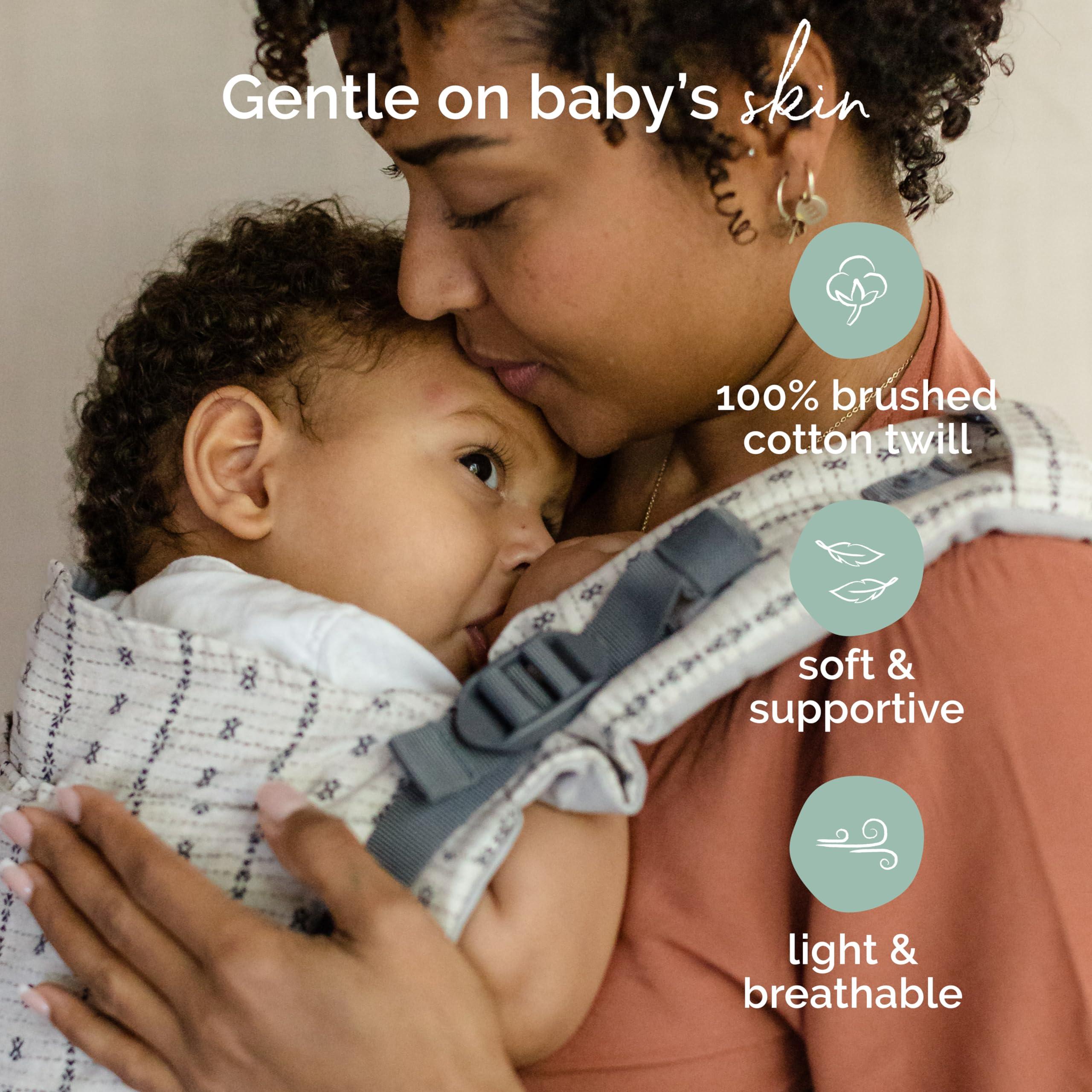 Boba Boba X Baby Carrier - Adjustable Infant Carrier for Newborn to Toddler, Front and Backpack Babywearing 7 to 45 lbs, Ergonomic Baby Carrier with Crossable Straps and Padded Shoulders (Yucca)