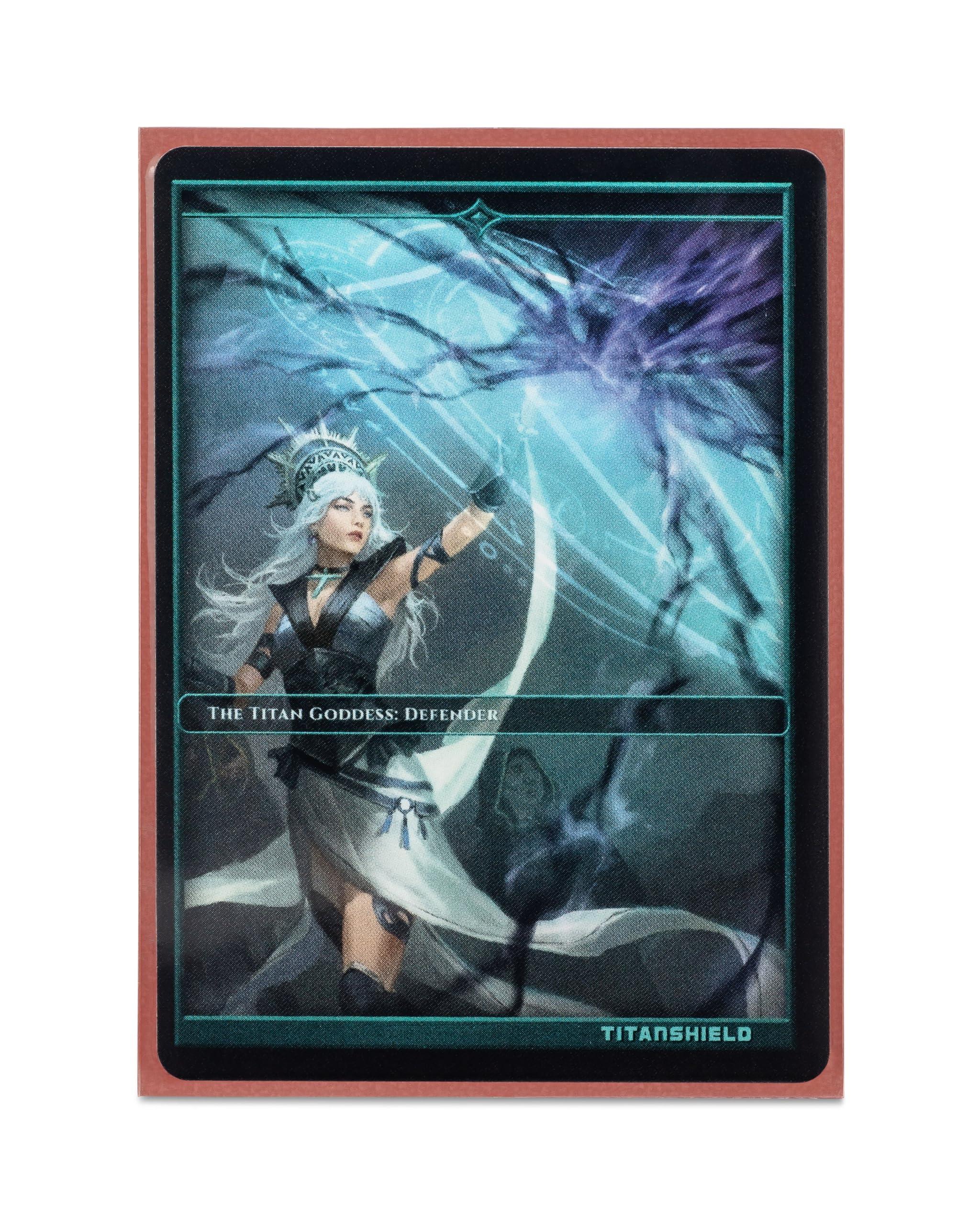 TitanShield TitanShield (150 Copper Sleeves) Compatible with MTG Magic The Gathering, Lorcana, Board Games and Trading Cards 2.5\" x 3.5\" 66x91mm