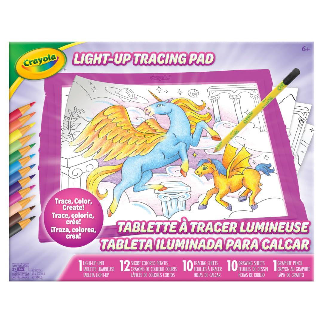 Crayola Crayola Light Up Tracing Pad - Pink, Art Kit for Kids, Kids Toys & Games, Light Box, Gifts for Girls & Boys, 6+ [Amazon Exclusive]