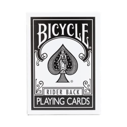 Bicycle Bicycle Signature Series Playing Cards Deck, 1 Deck of Black Playing Cards, Thin Crushed, Special Edition