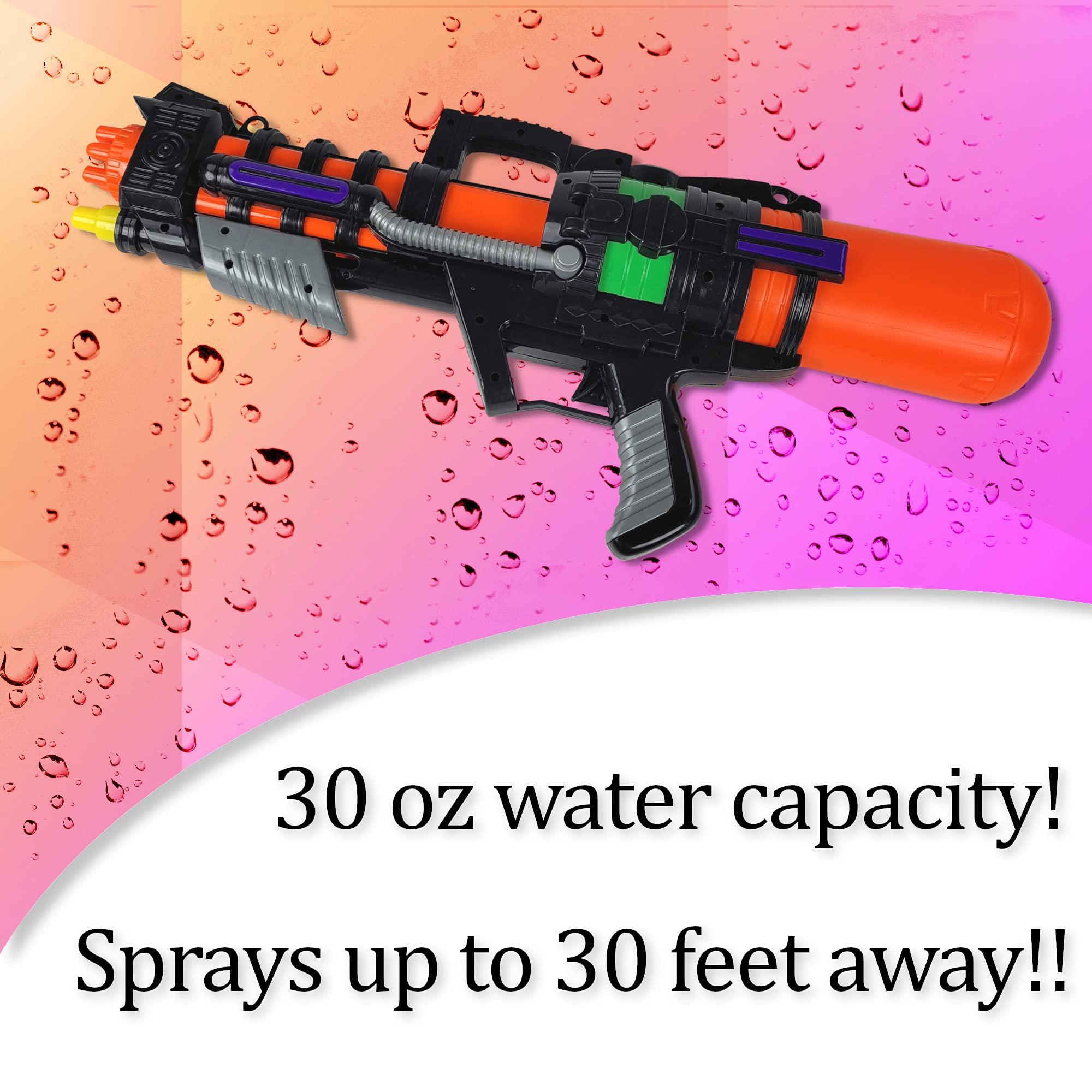 Zillywood 3 Pack 22\" Large Water Guns for Kids, High Capacity Super Squirt Gun Water Soaker Blaster - Big Size Long Shooting Range Water Gun for Boys Girls and Adults Outdoor Summer Water Toys (3 Pack)