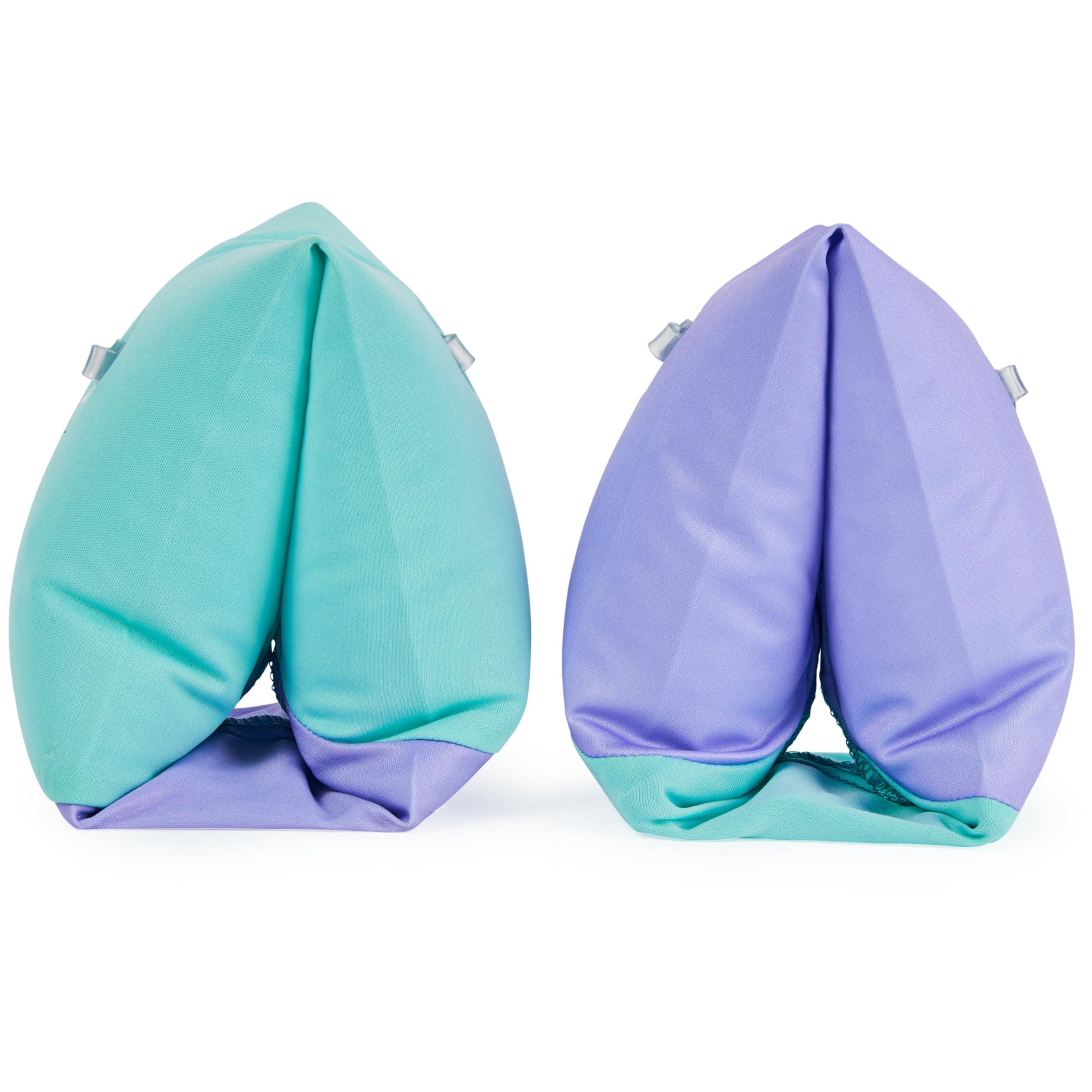 SwimWays Swimways Soft Swimmies Toddler Floaties, Learn-to-Swim Inflatable Pool Floats & Arm Floaties, Swimming Pool Accessories for Kids Aged 3-5, Purple