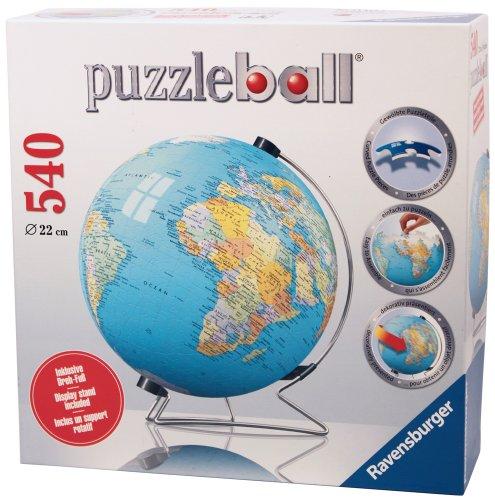 Ravensburger Ravensburger The Earth 540 Piece 3D Jigsaw Puzzle Ball for Kids and Adults - Easy Click Technology Means Pieces Fit Together Perfectly