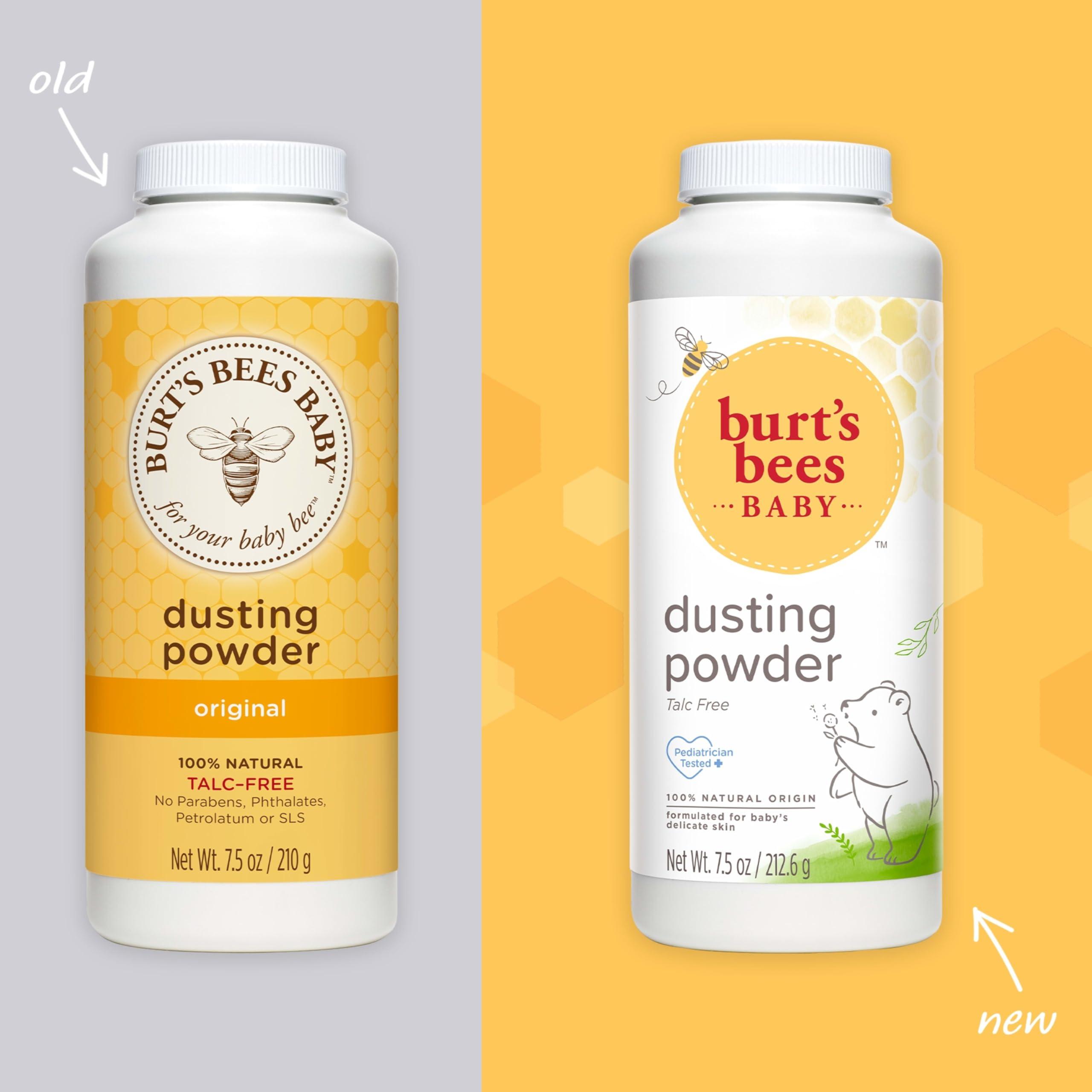 Burt\'s Bees Burt's Bees Baby Dusting Powder, 100% Natural Origin, Talc-Free, Pediatrician Tested, 7.5 Ounces & Baby 100% Natural Multipurpose Healing Ointment, Face & Body Baby Ointment 7.5 Ounce Tub