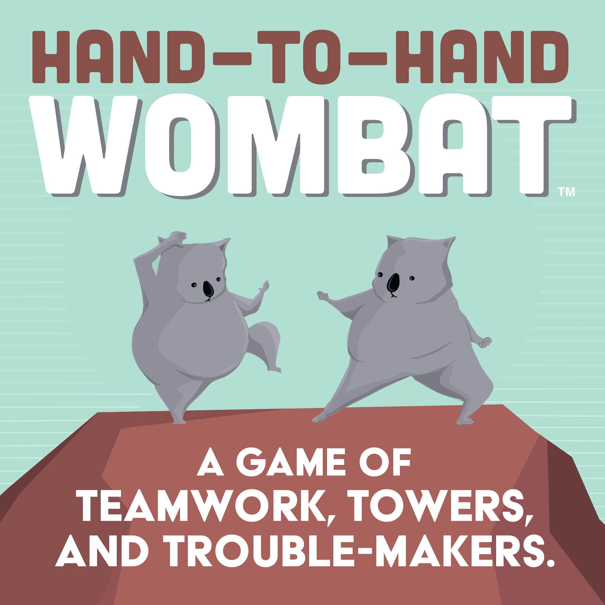 Exploding Kittens LLC Exploding Kittens Hand to Hand Wombat Card Game Fun Family Card Games for Adults Teens & Kids - Fun Party Games, 3-6 Players