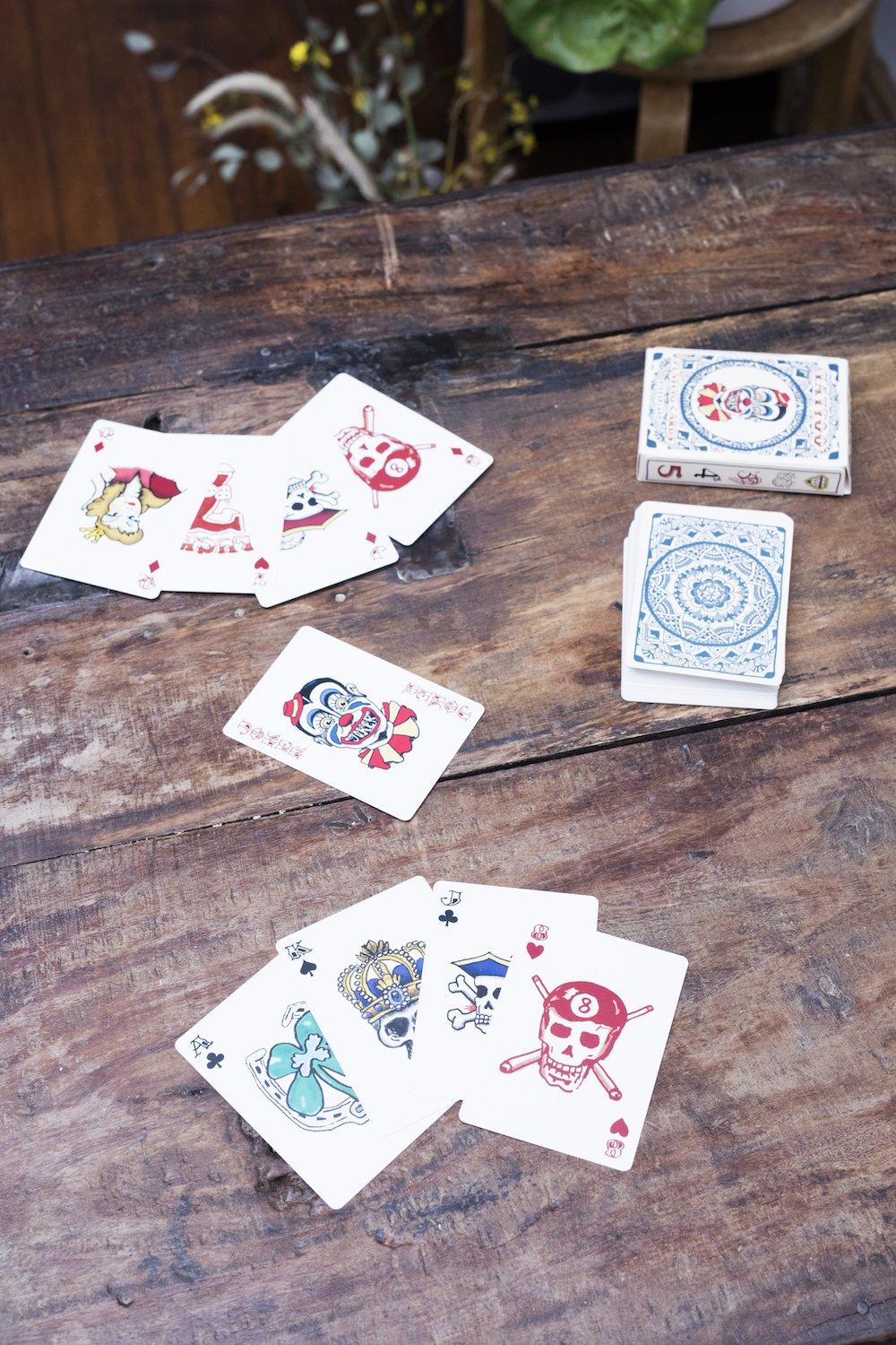 Kikkerland Kikkerland Tattoo Playing Cards