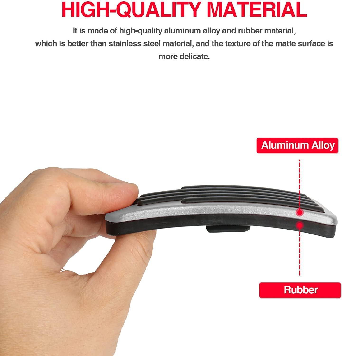 Kids ATV Parts Inc Kids ATV Parts Inc Aluminum Non-Slip Foot Pedal Pads Cover for 2022 2023 Tesla Model Y Model 3