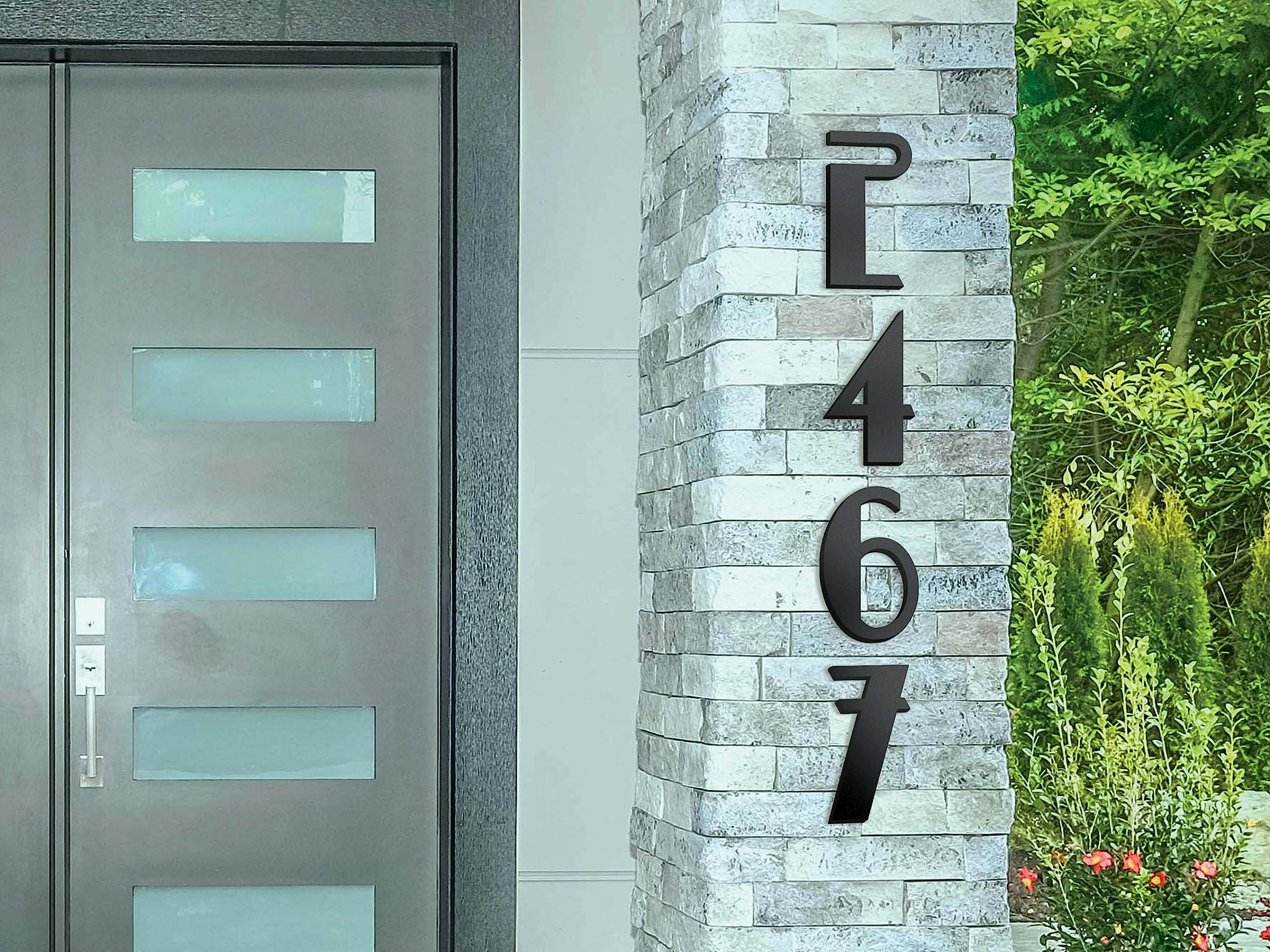 American Sign Letters Retro Midcentury House Numbers, Modern House Letters, Address Numbers, Custom House Numbers, Address Signs, House Number Signs, Address Letters (1)