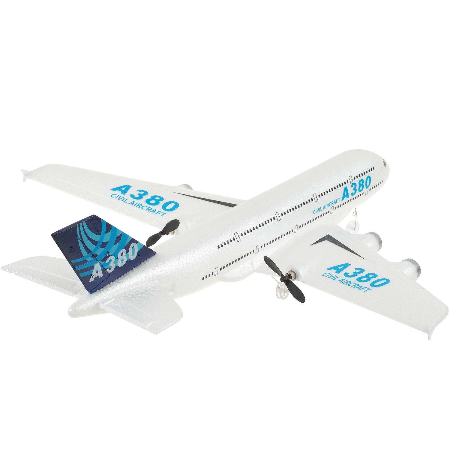 iHobby RC Remote Control Airplane - RC Plane Ready to Fly, 2.4Ghz 2 Channel RC Aircraft Built in 3-Axis Gyroscope, Durable EPP Styrofoam Remote Control Plane for Kids Boys Girls Beginner