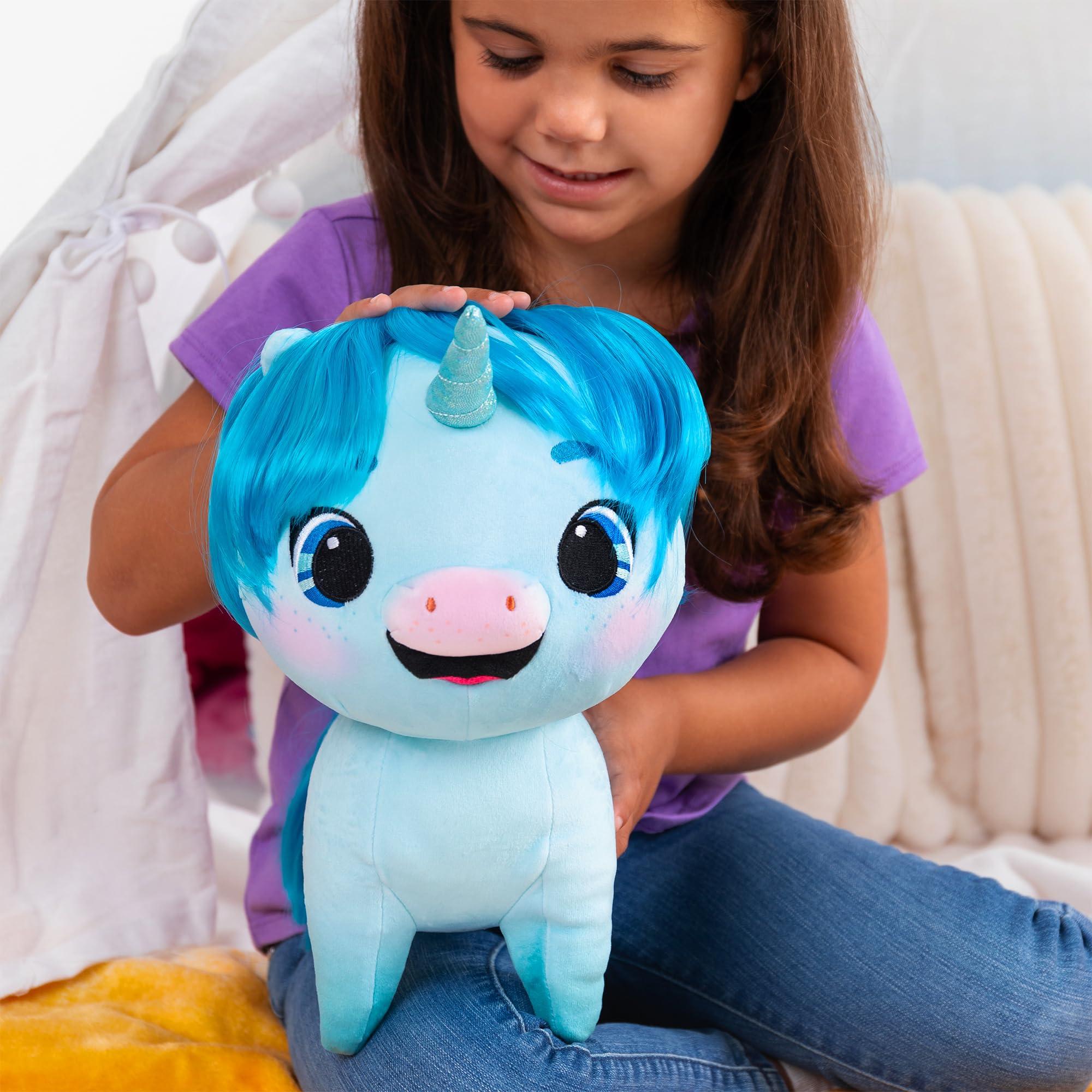 Not Quite Narwhal Not Quite Narwhal Kelp Tuskington 12\" Plushie - Soft Huggable Material - Great Hair Play!