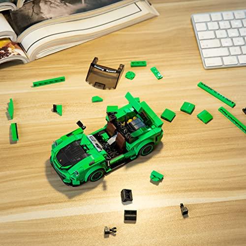 Block Builder Block Builder Porsche 911 Racing Car Building Block Set (358 Pieces). Racing Car Building Blocks for Kids and Adults
