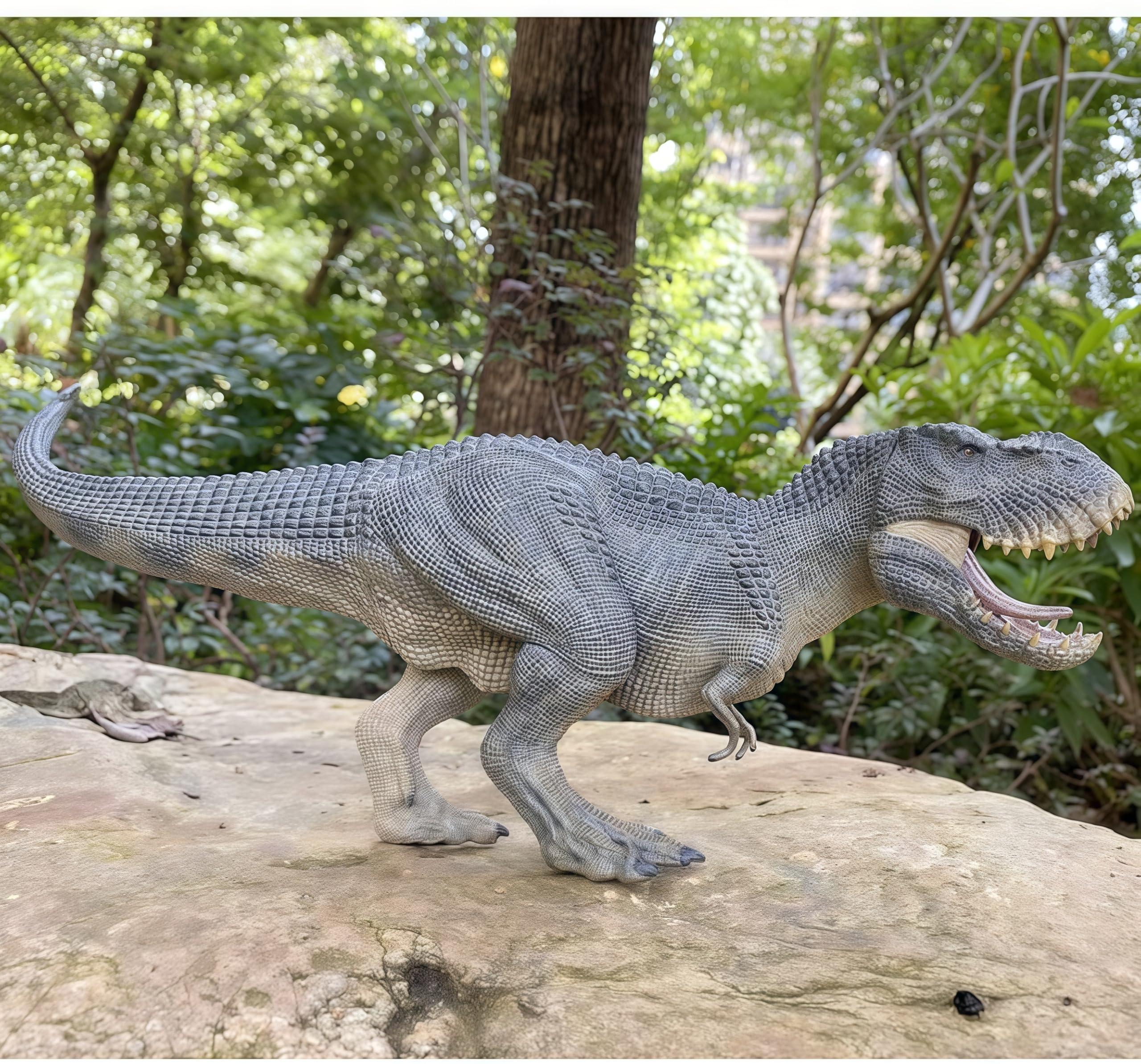 gemini&genius Gemini & Genius King Kong Toys Vastatosaurus Rex Dinosaur World Toys Stand Up with Movable Jaw Gorilla Action Figurine Gift for Kids