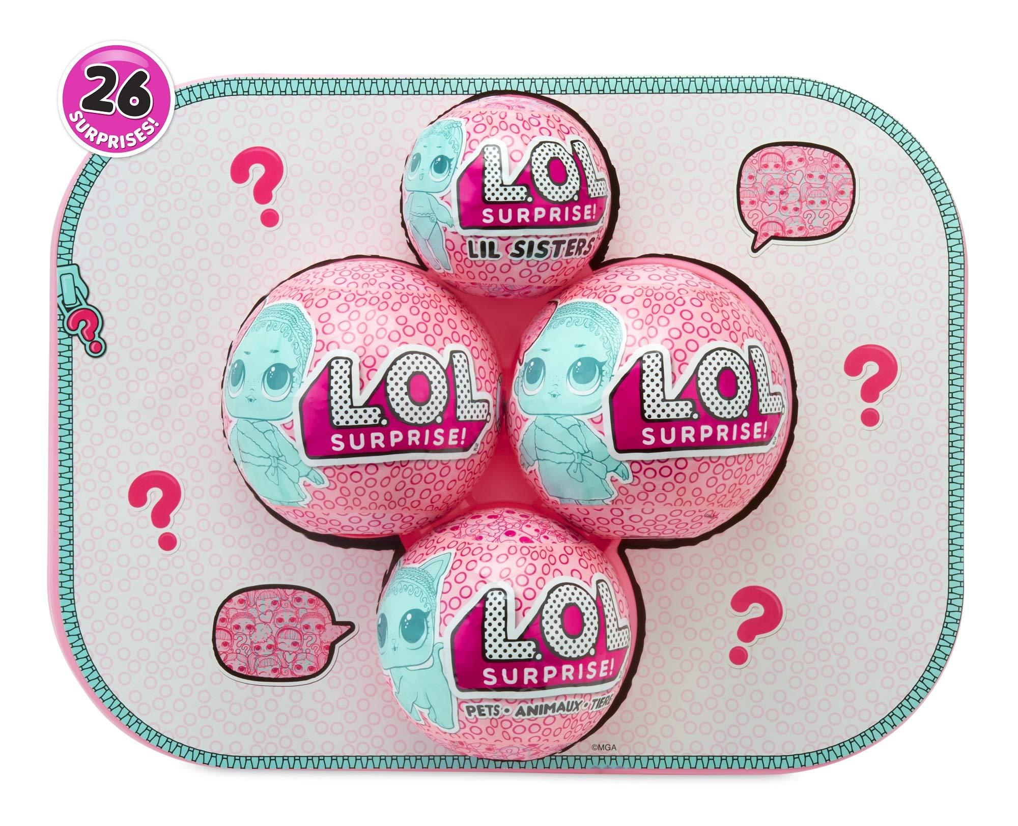 L.O.L. Surprise! L.O.L. Surprise! Bigger Surprise Limited Edition with 2 Collectible Dolls, 1 Pet, 1 Lil Sis with 60+ Surprises in Eye Spy Series Carrying Case- Gift for Kids, Toys for Girls Ages 4 5 6 7+ Year
