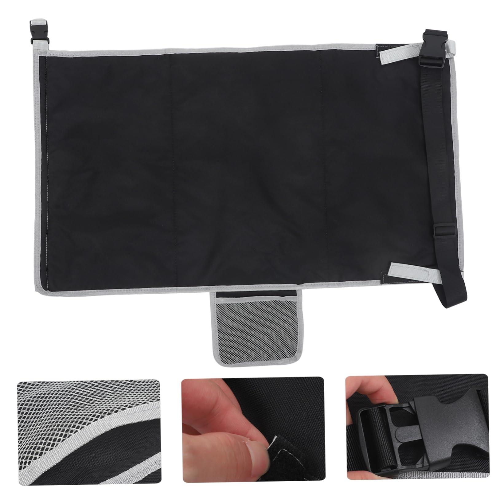 HAPINARY HAPINARY 1 Set Portable Travel Bed Seat Essentials Travel Essentials Airpl Extender Plane Bed Jet Travel Supplies Travel Bed Flight Bed Black