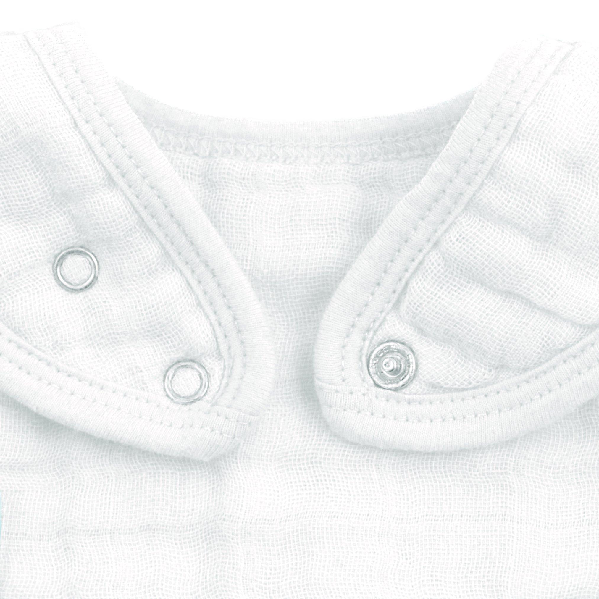 green sprouts green sprouts Muslin Bibs Made from Organic Cotton| 4 Absorbent Layers Protect from sniffles, Drips, & drools | 100% Organic Cotton Muslin, Adjustable snap Closure, Machine Washable,5 Count