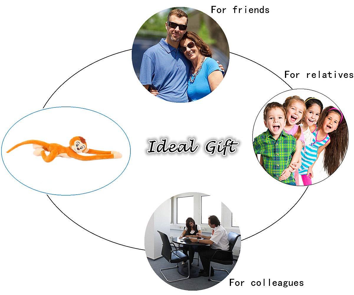 zhidiloveyou zhidiloveyou Hanging Stuffed Animals of Monkey for Kids and Adults (27inches)