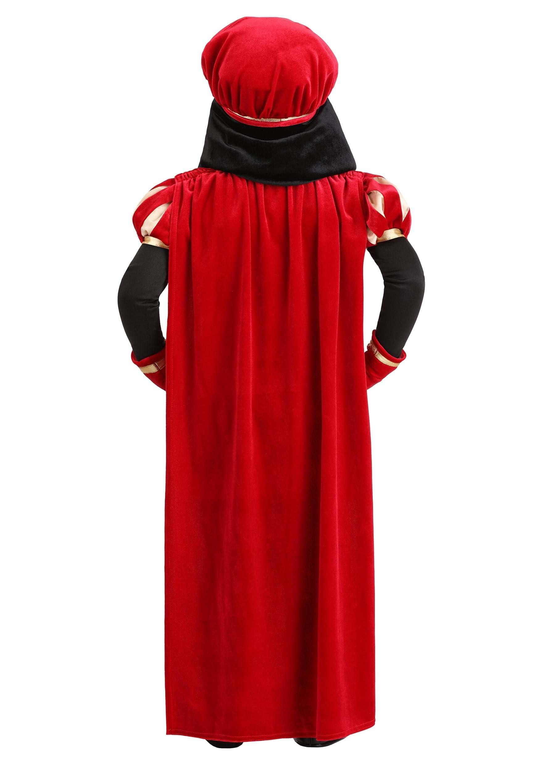 Fun Costumes Toddler Lord Farquaad Costume | Officially Licensed Shrek Outfit with Tunic, Cape, Hat, Gloves, and Shoe Covers Red