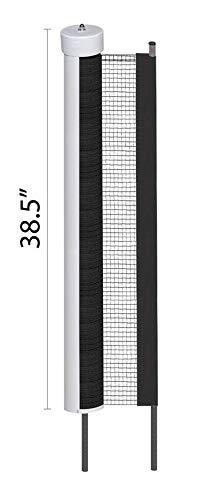 KidKusion Kidkusion Retractable Driveway Guard, Black, 25' Driveway Safety, Made in The USA, Outdoor, Visual Barrier, Adjustable