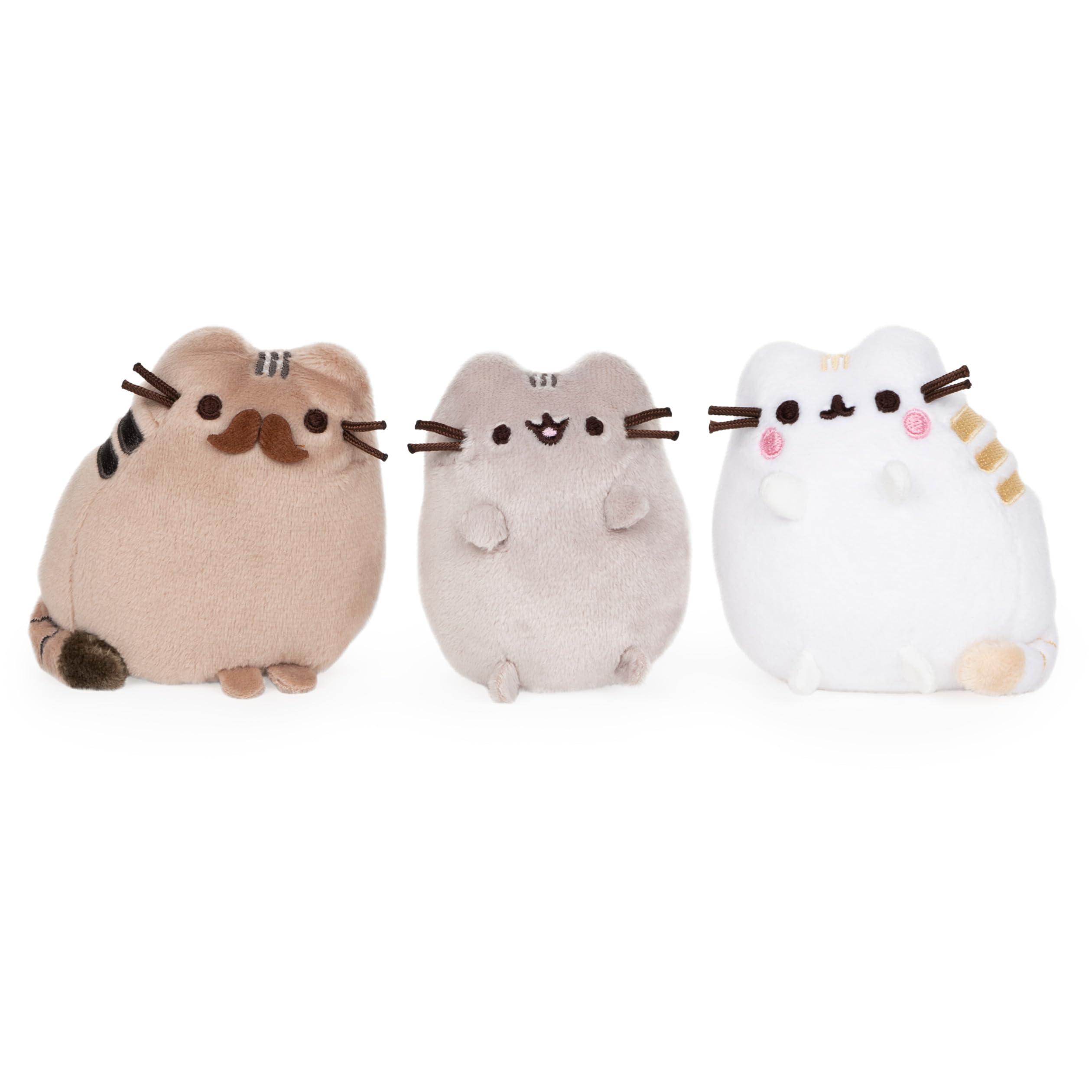 GUND GUND Pusheen Family Gathering Collector Set of 3 Plush Stuffed Animal Cats