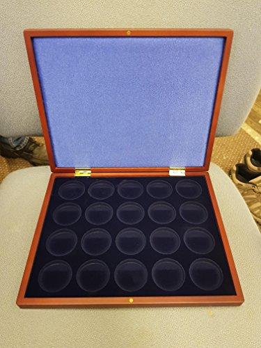 LEUCHTTURM1917 Presentation Case VOLTERRA UNO de Luxe, for 20 Coins in Capsules up to 39 mm Ø