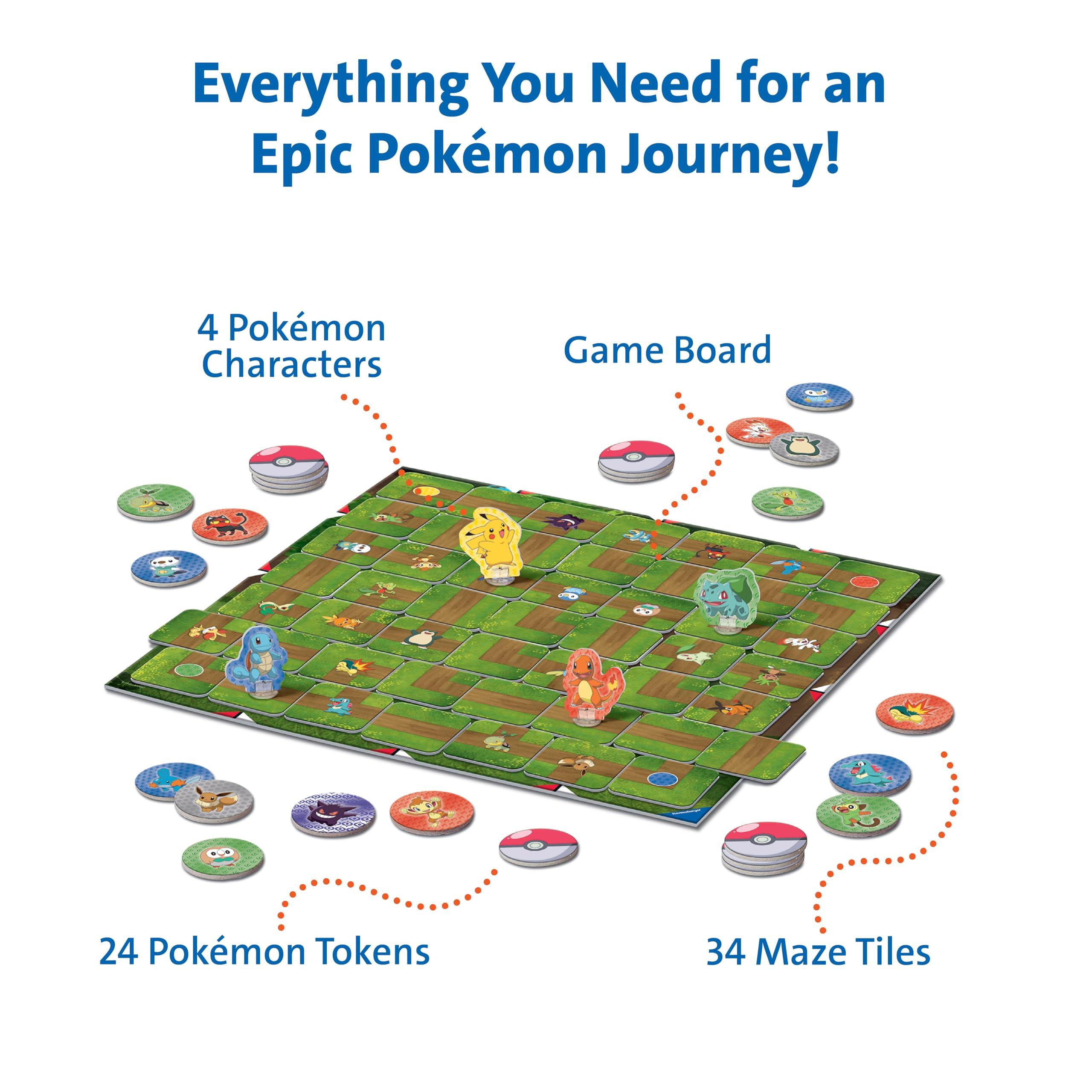 Ravensburger Ravensburger Pokemon Labyrinth - A Fun Family Board Game and Pokmon Toy for Kids & Adults | Age 7 & Up | Great Pokmon Gift | Engaging Gameplay | High Replay Value | 2 - 4 Players