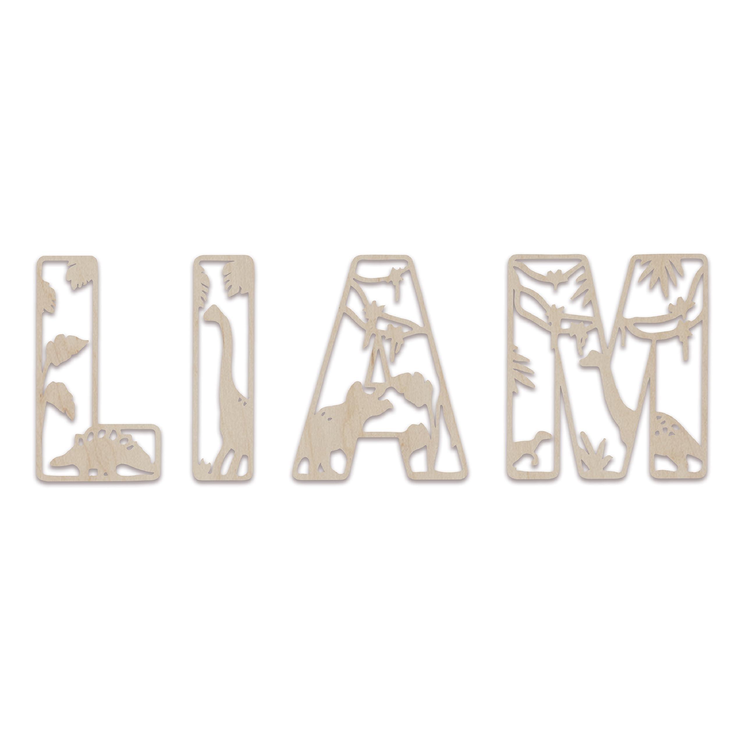 Lara Laser Works Personalized Wooden Letter Sign for Kids w/Name, Letters for Wall Decor - 15 Color, 4 Font Options - Custom Nursery Decor, Birthday Party Gift, Kids Room Decor, 10"X10" - 10 Letters