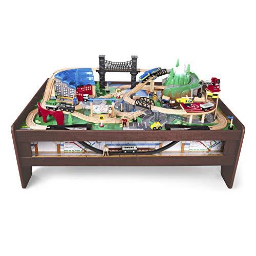 Imaginarium Imaginarium Metro Line Train Table, for Ages 3-7, 100 Piece Set