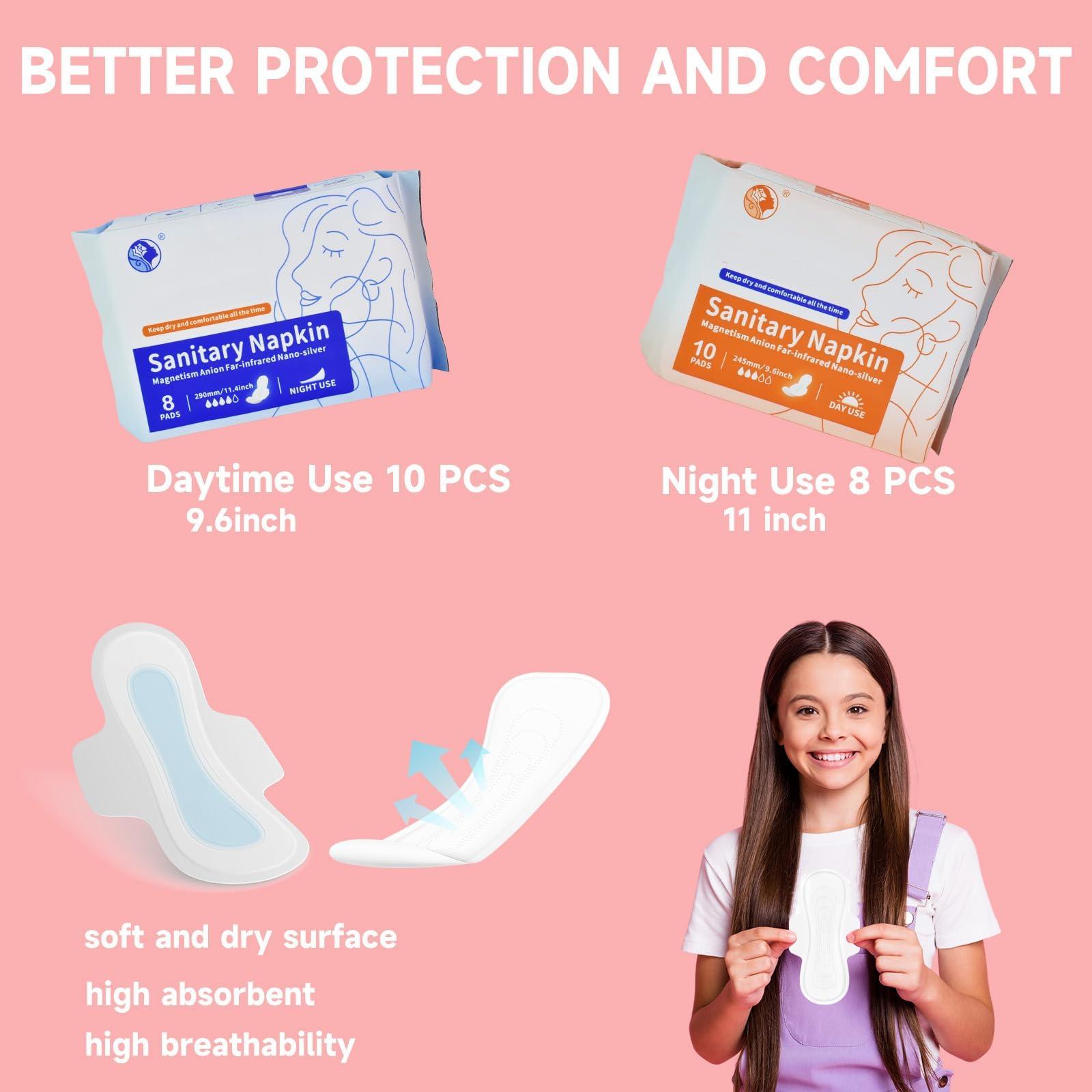 JAJOAGIA JAJOAGIA First Period Kit for Girls 9-12 - Period Starter Kit for Tweens - Period Comfort Kits for Girls 10-12 - First Period Gifts for Girls - Teen Girl Emergency Kit for School