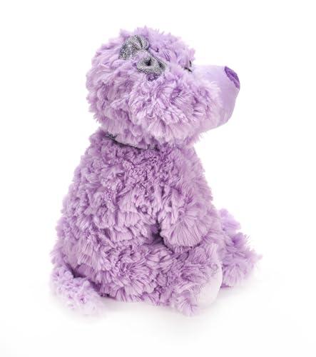 The Petting Zoo The Petting Zoo Scruffy Dog Stuffed Animal, Gifts for Girls, Purple Dog Plush Toy, 11 Inches
