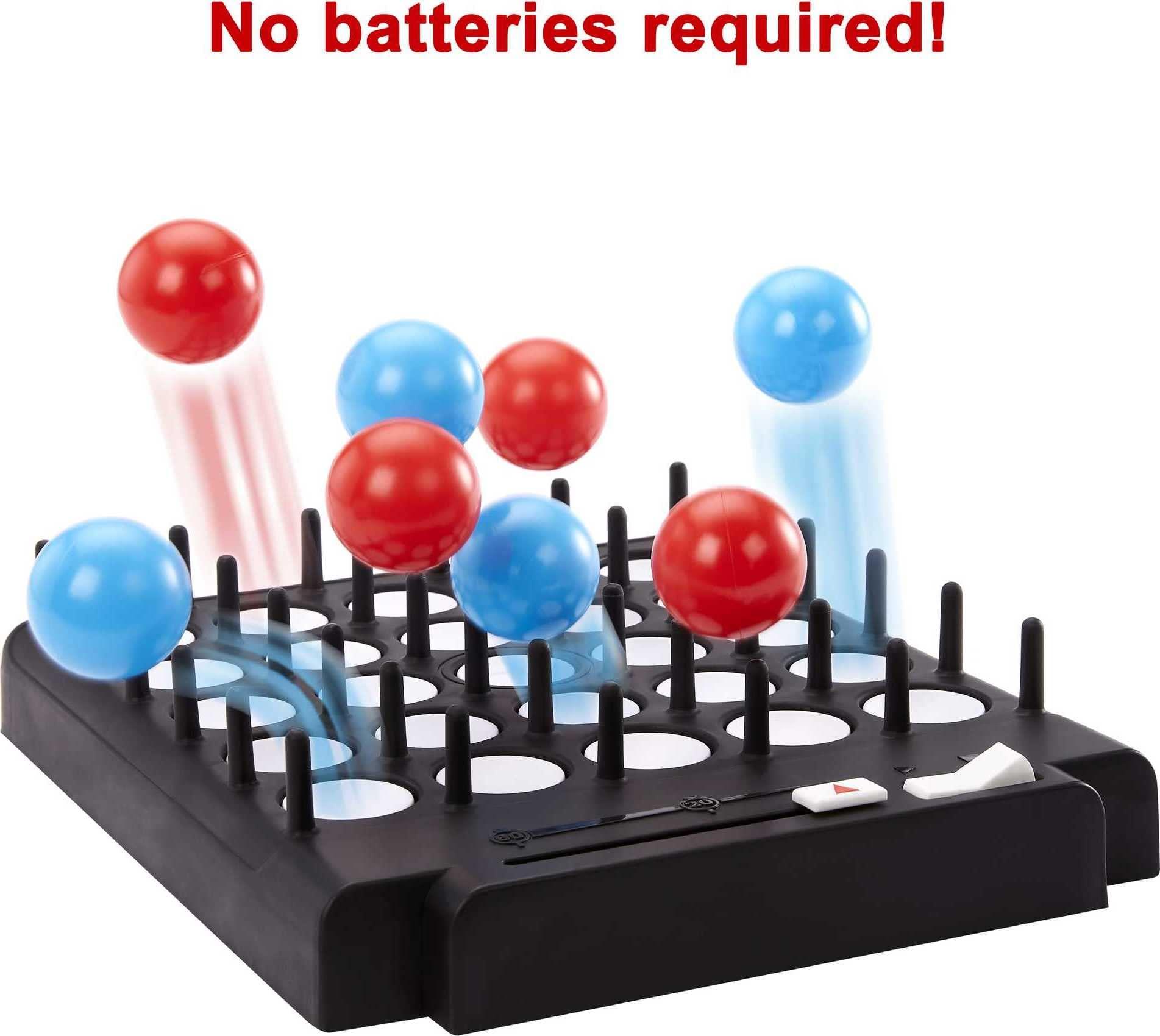 Mattel Games Mattel Games Bounce-Off Pop-Out Party Game for Kids, Adults and Family Night, Bounce Fast or Balls Go Flying for 1-4 Players