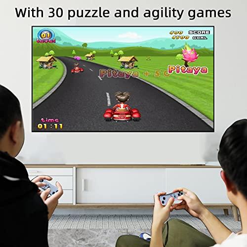 YRPRSODF YRPRSODF TV Game Console Built in 883 Games, Handheld Retro Video Game Machine with 2.4G Wireless Gamepad Somatosensory Control, HD Plug and Play, Home Interactive& Puzzle Games, Red