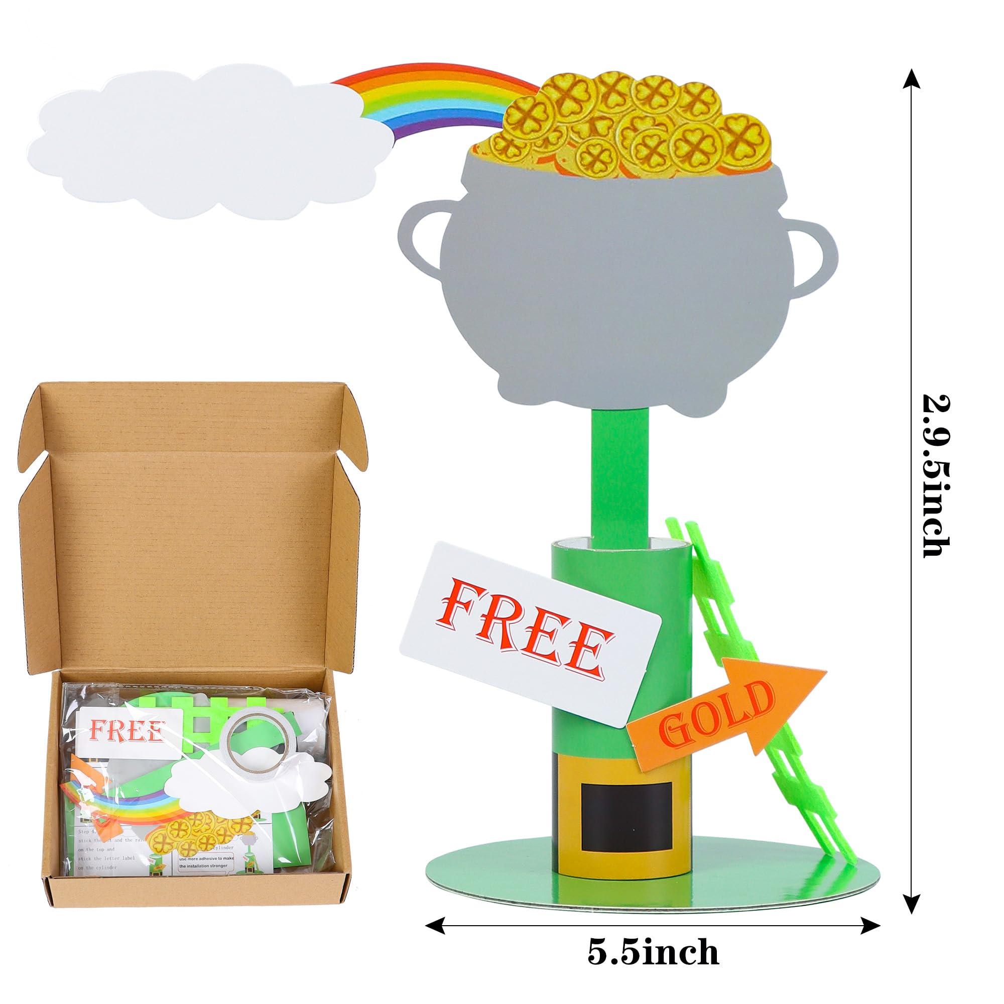 Sozize Sozize St Patrick\'s Day Leprechaun Trap Kit St Patricks Day Crafts Catch a Leprechaun Kit St Patrick\'s Day DIY Toys Leprechaun Traps Decorations for Kids