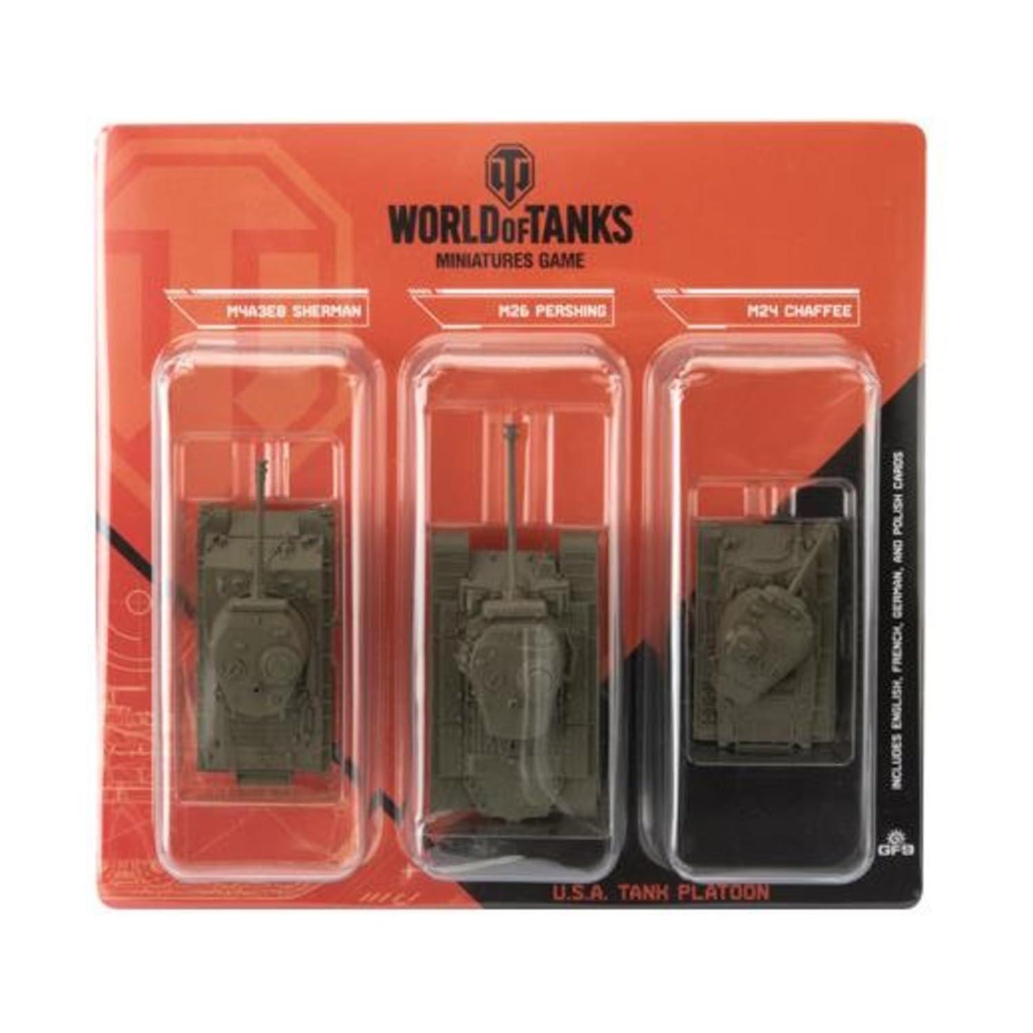 Gale Force Nine U.S.A. Tank Platoon (Sherman, Pershing, Chaffee)