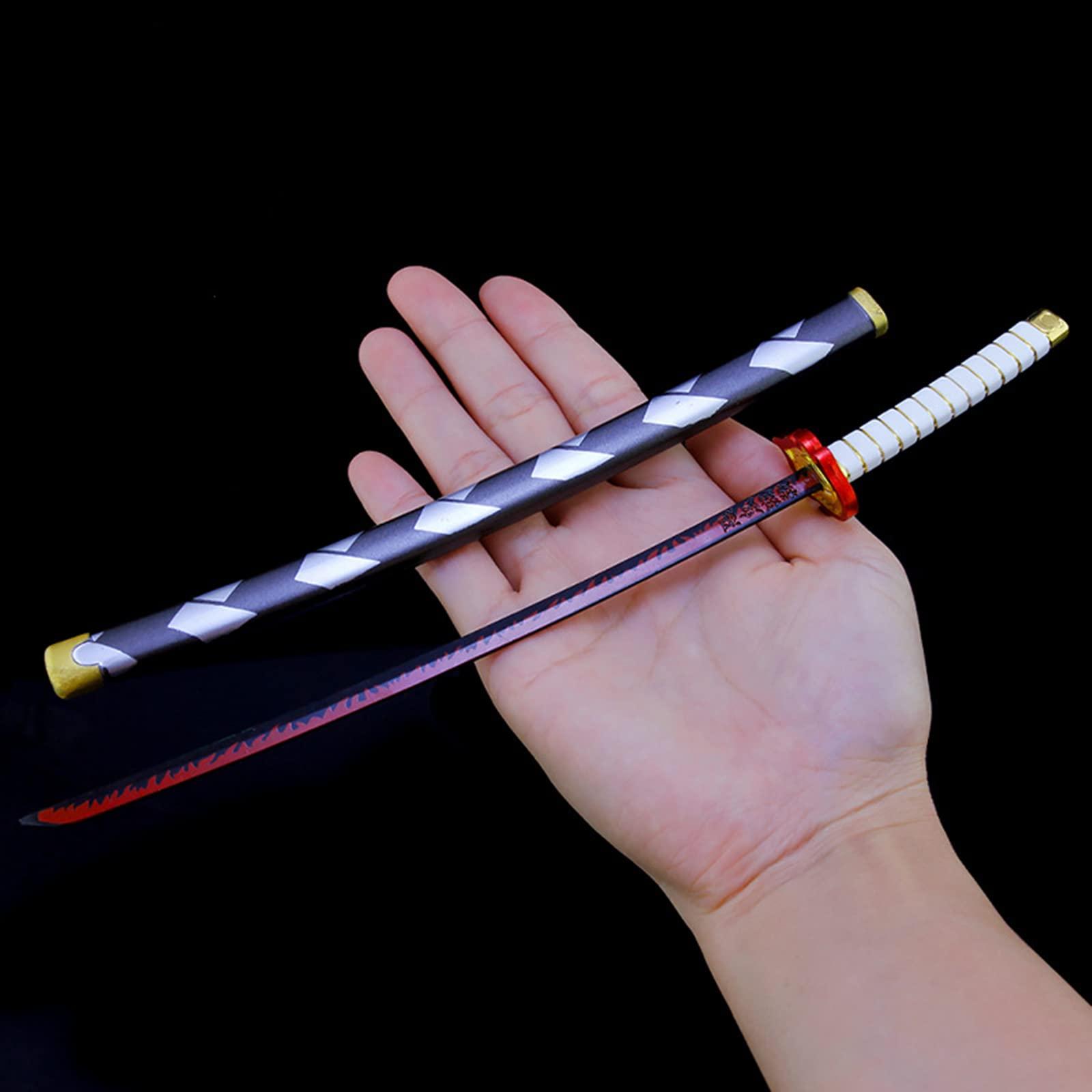 Larmuroki Larmuroki 10" Metal Anime Katana Models with a Stand, Anime Figures, Action Figure Collection for Display & Cosplay, Nice Gift(XSL-2)