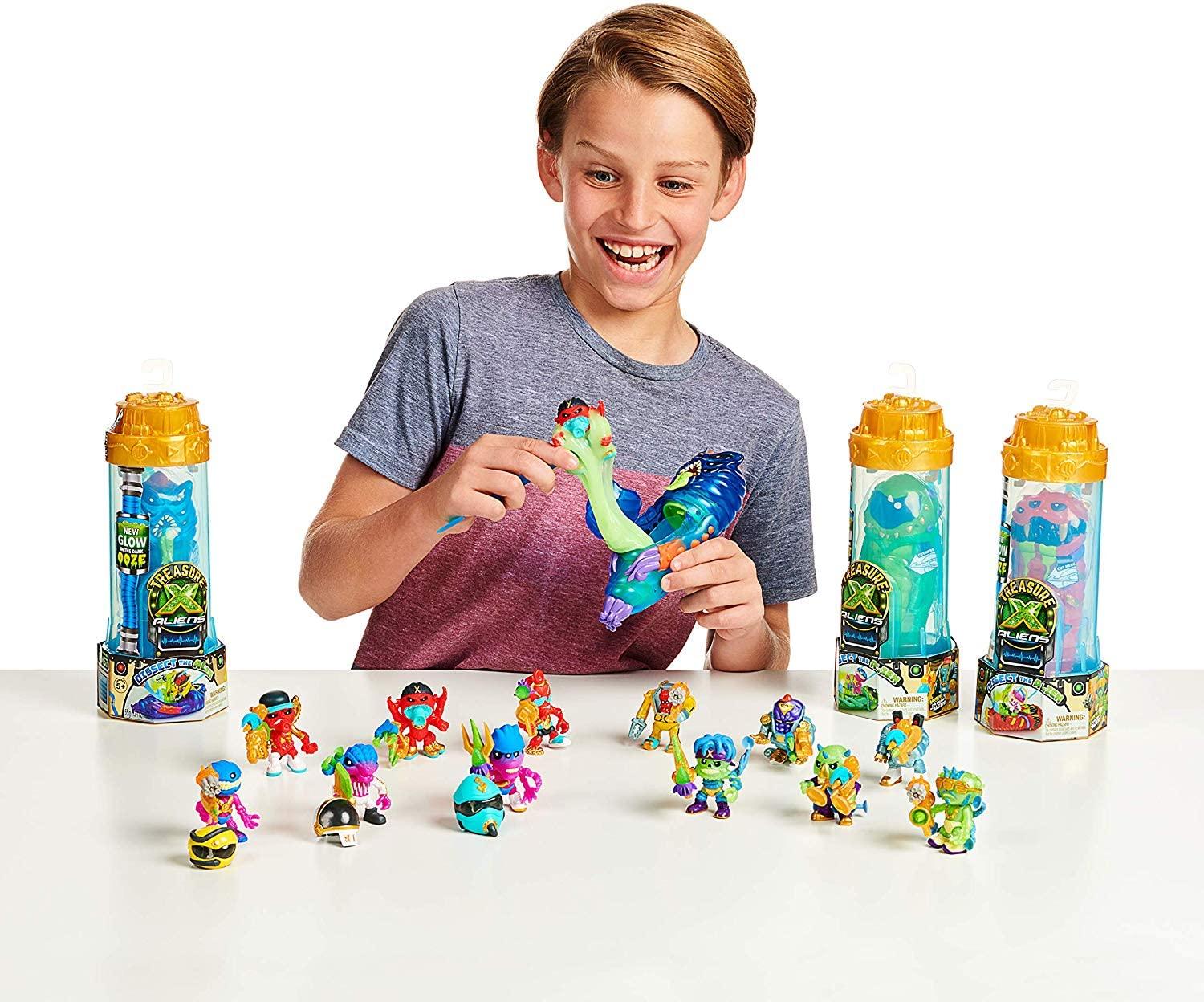 Treasure X Treasure X Aliens - Glow in The Dark Dissect The Alien - New Version, Multicolor, Model:41549